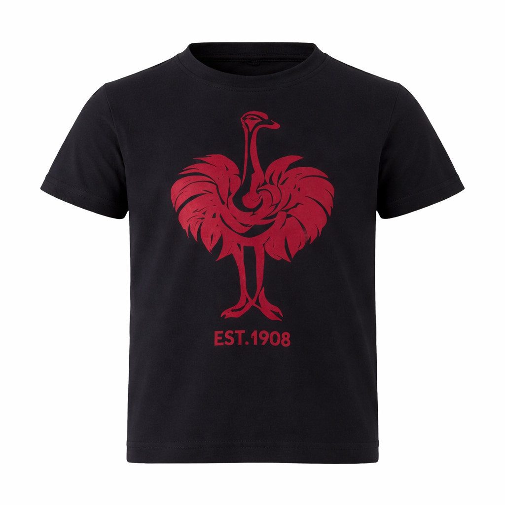 Engelbert Strauss T-Shirt Strauss Kinder T-Shirt 1908 Baumwolle Kurzarm Rundhals Logo Print