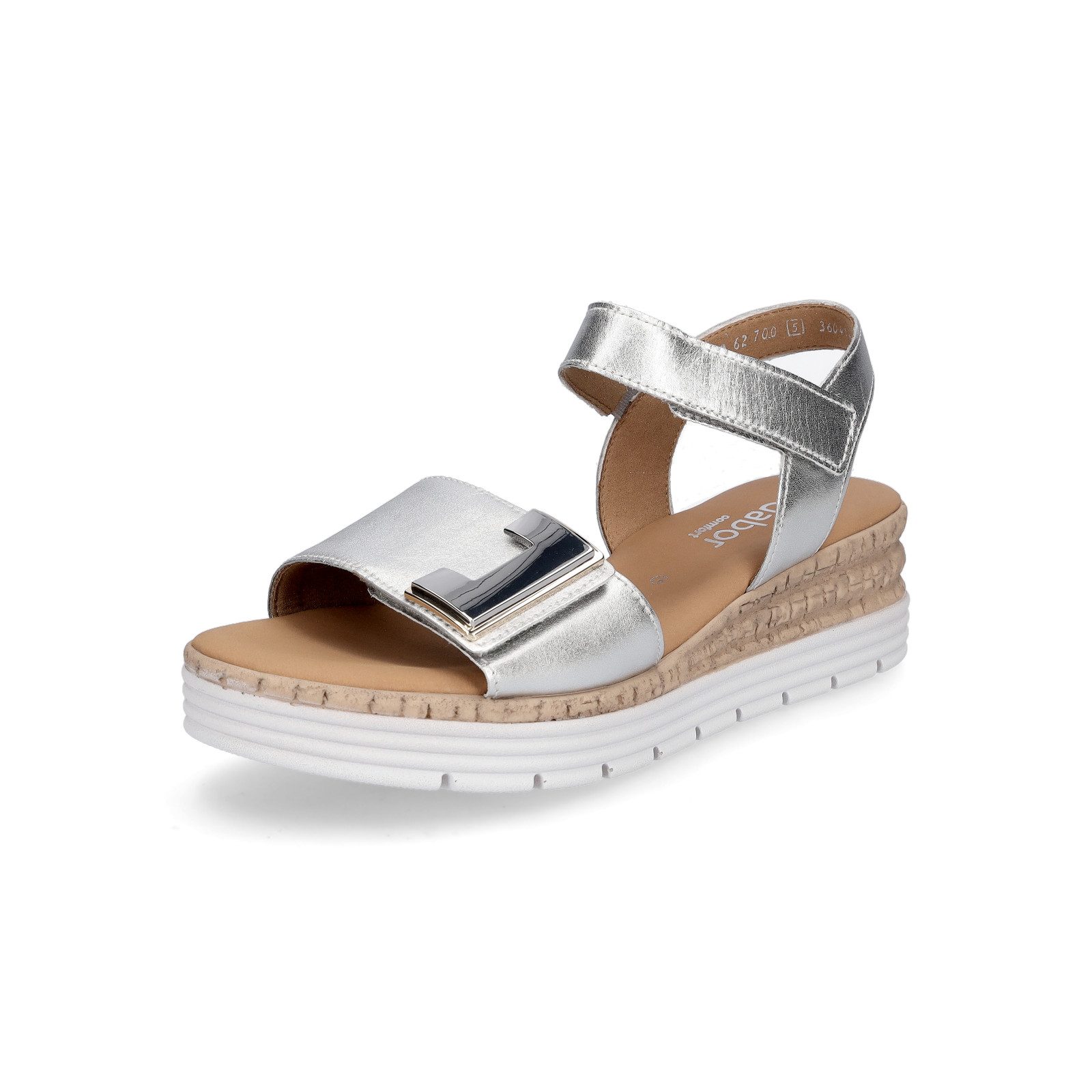 Gabor Gabor Damen Sandalette silber Sandale günstig online kaufen
