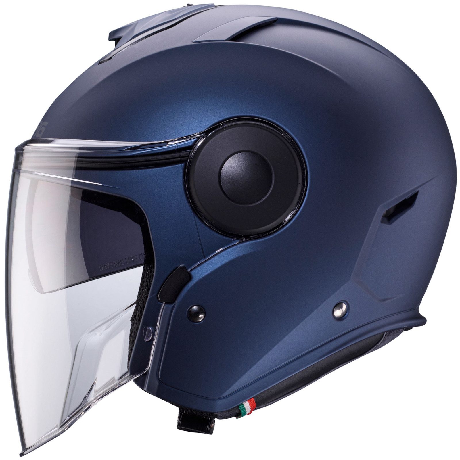 Caberg Motorradhelm Caberg Soho Jethelm matt-blau (1er Set), jethelm für motorrad