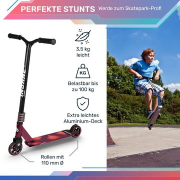 fun pro Cityroller Insane 2, Stunt Scooter Roller Kinder Erwachsene Kick Tretroller Kinderroller