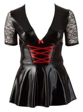 Cottelli CURVES Minikleid Cottelli CURVES - Kleid schwarz/rot XL