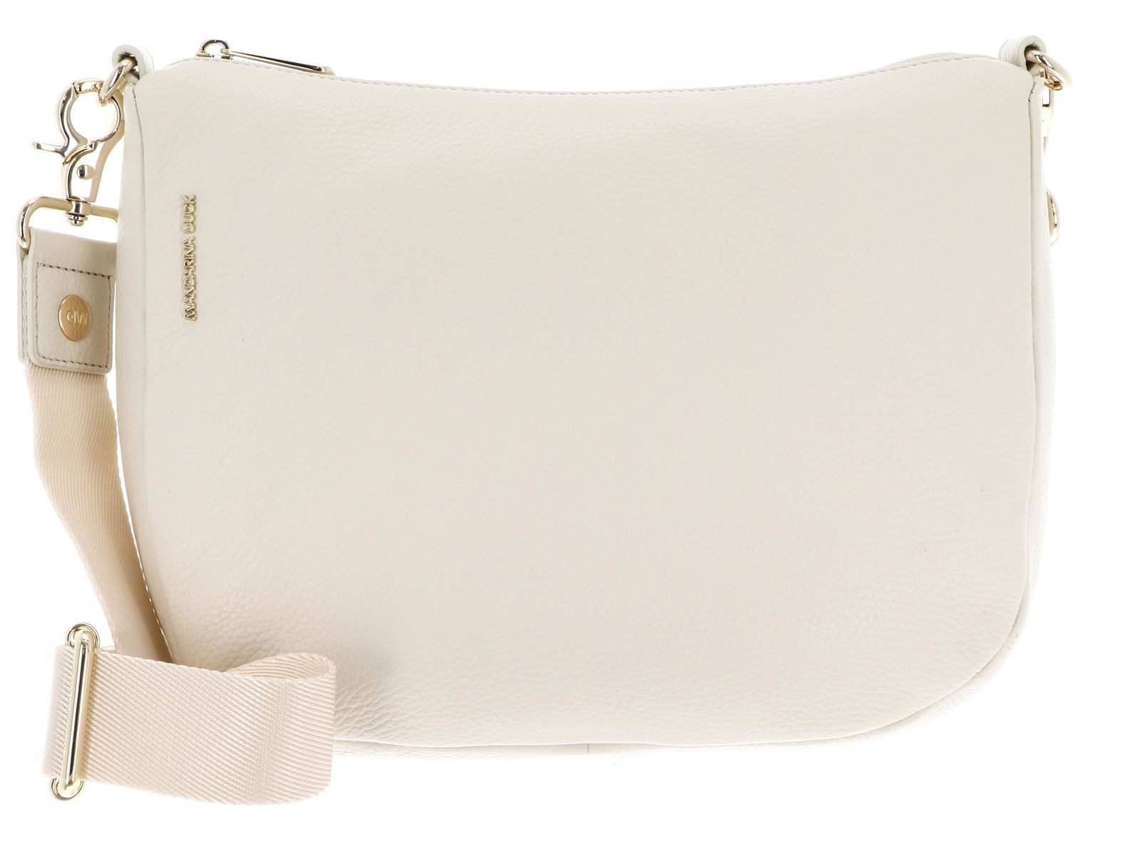 Mandarina Duck Schultertasche Hobo Bag, aus echtem Rindsleder