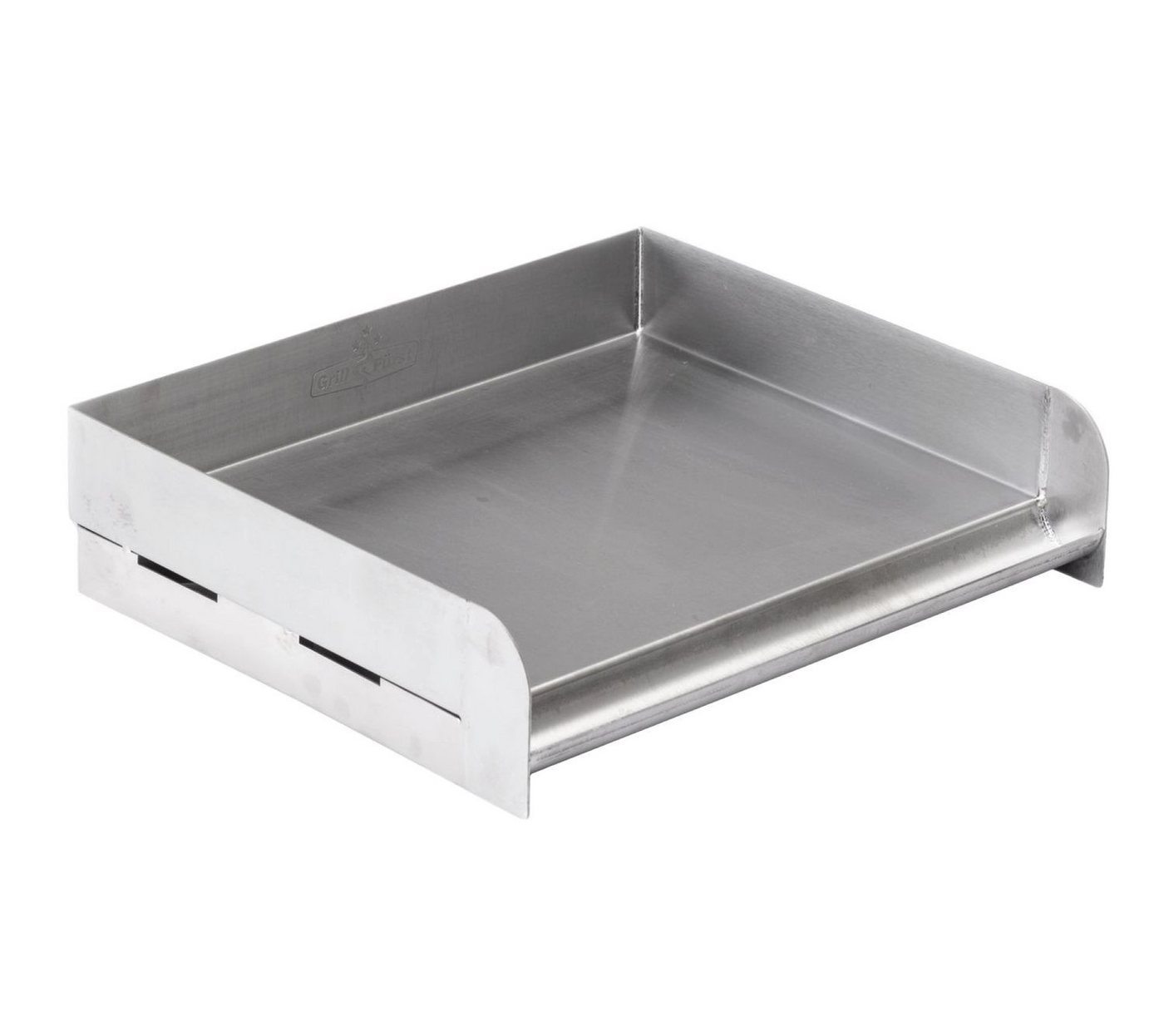 Grillfürst Grillplatte Grillfürst Edelstahl Plancha / Teppanyaki Pfanne - 32 x 28 cm
