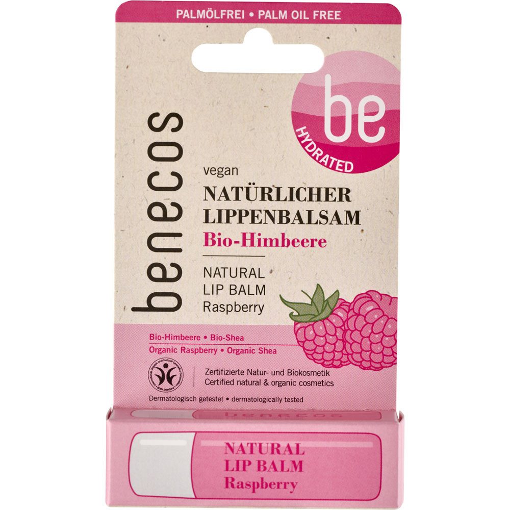 Benecos Gesichtspflege Lip Balm raspberry, 4.8 g