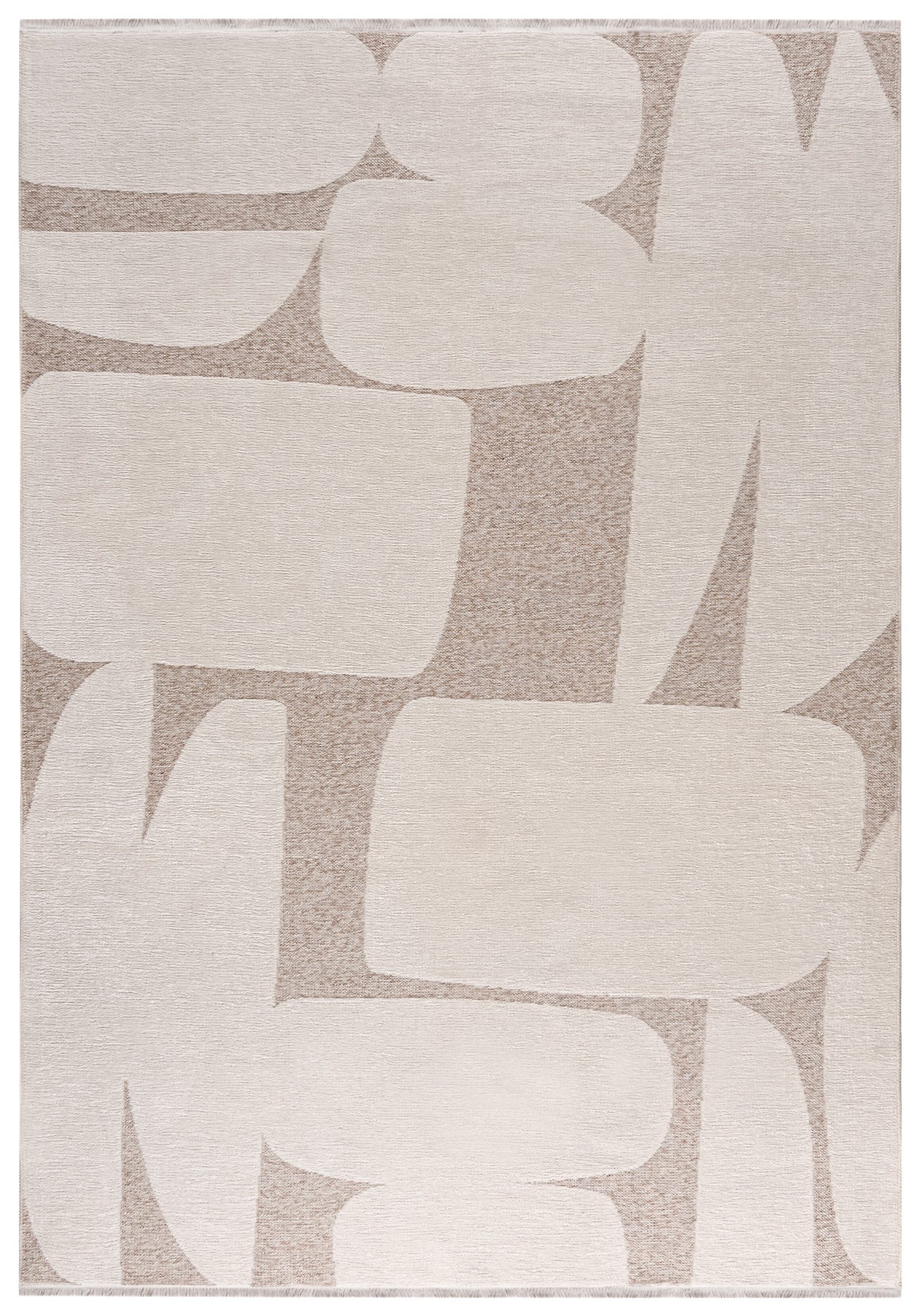 Mazovia Designteppich Teppich Zweiseitiger Abstrakt Wohnzimmer Schlafzimmer Esszimmer Büro, 80 x 150 cm, Fußbodenheizung