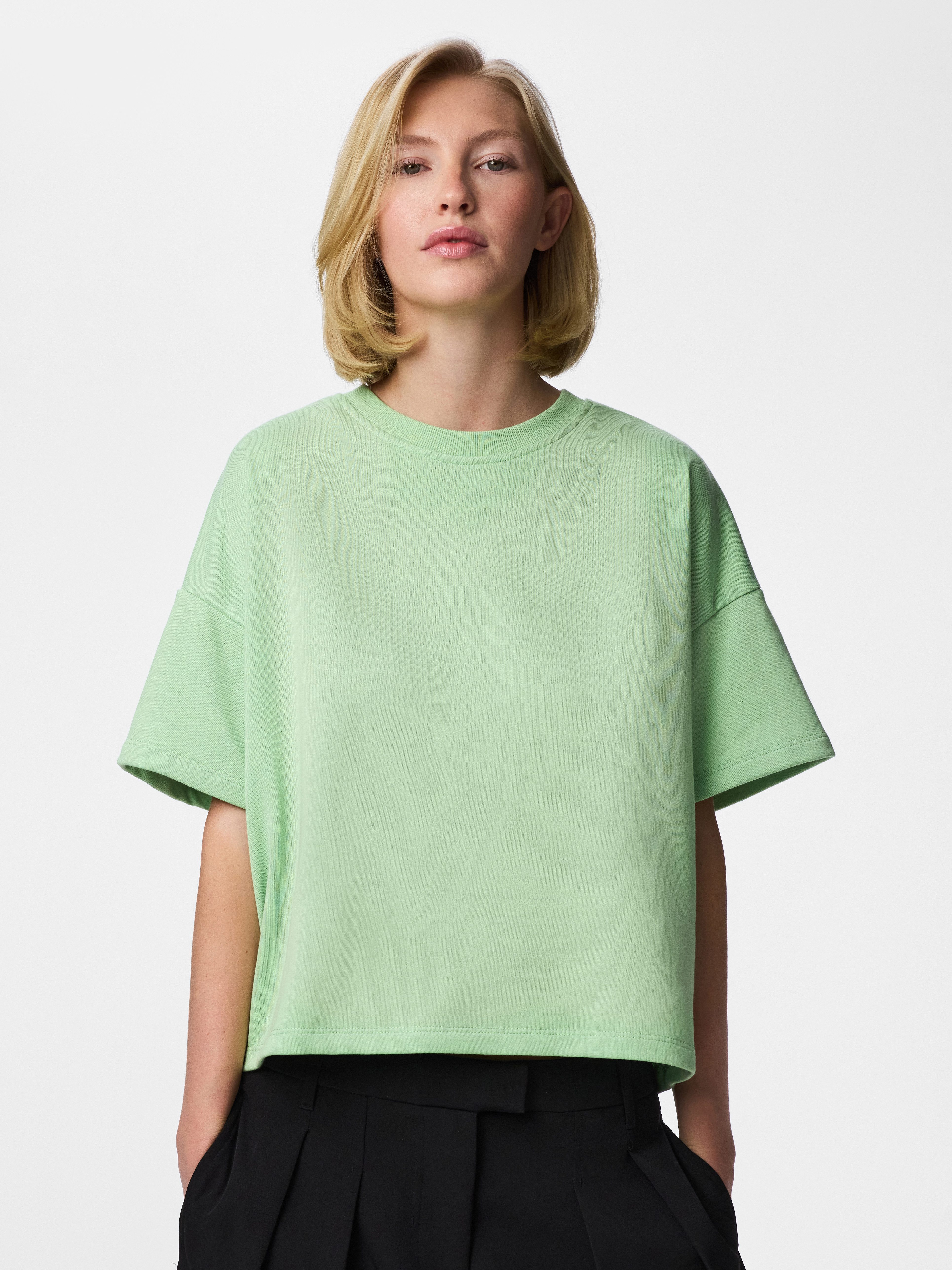 pieces Sweatshirt PCCHILLI SUMMER 2/4 LOOSE SWEAT NOOS BC