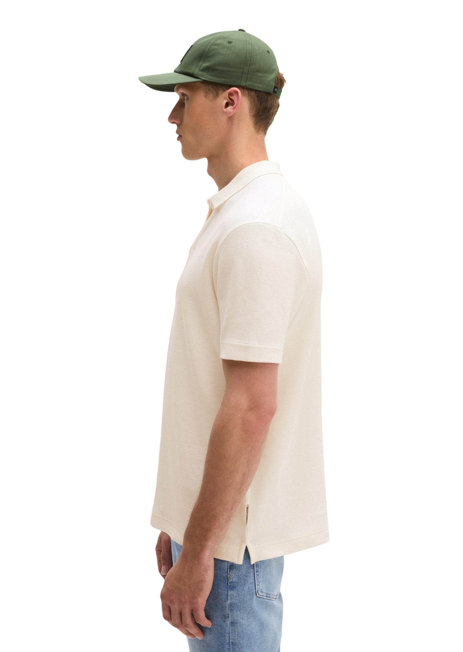 Marc O'Polo Poloshirt aus reiner Bio-Baumwolle