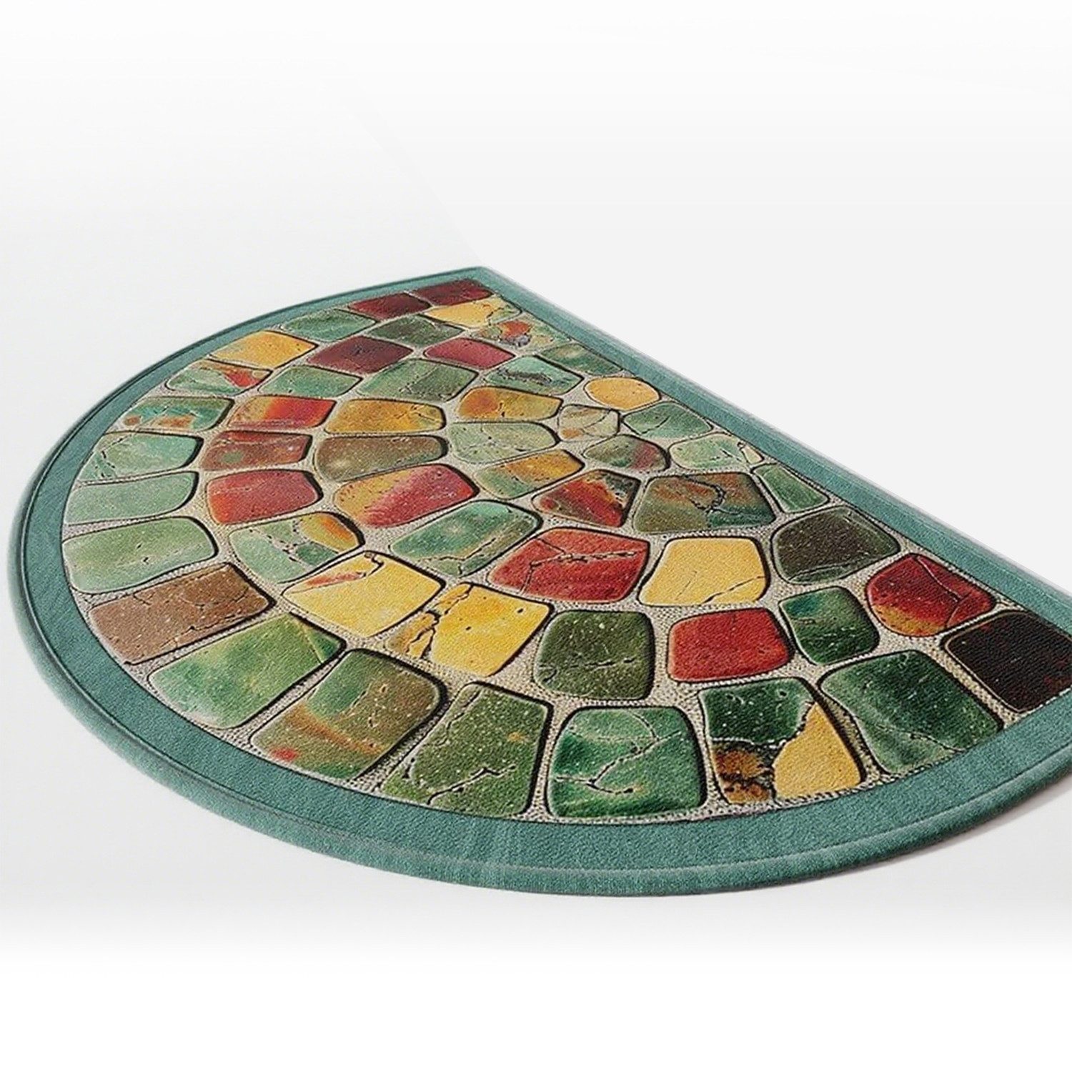 Refined Living Fußmatte Halbrunde Fußmatte 50 x 80 Türmatte Willkommensmatt günstig online kaufen