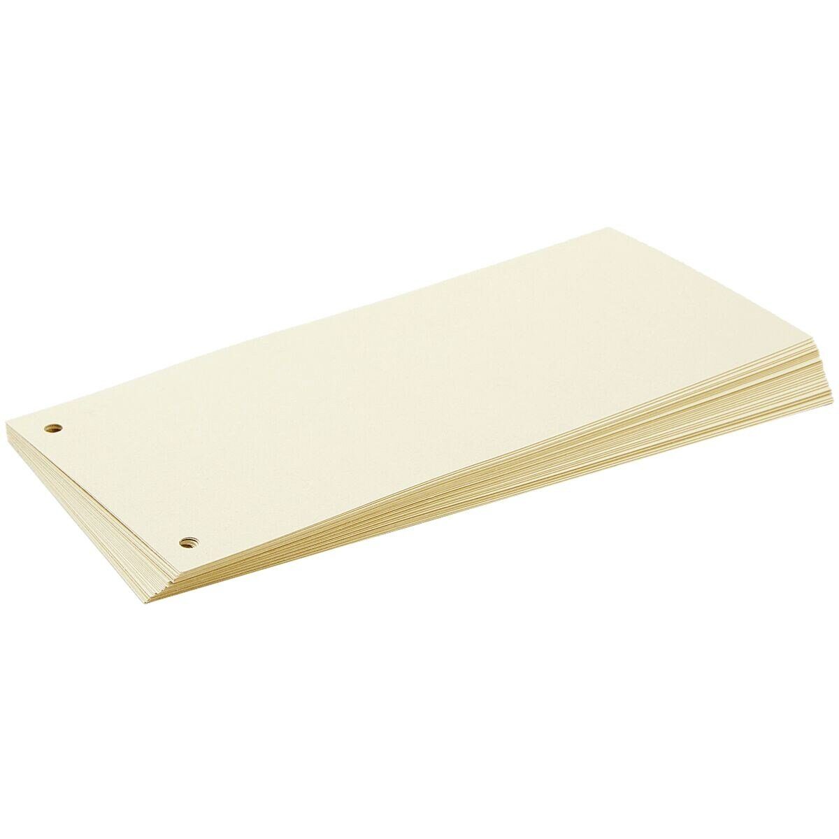 Otto Office Nature Скрепки бумаги, Recycling-Karton Rechteck 24/10,5 cm, 2-fach Lochung, chamois