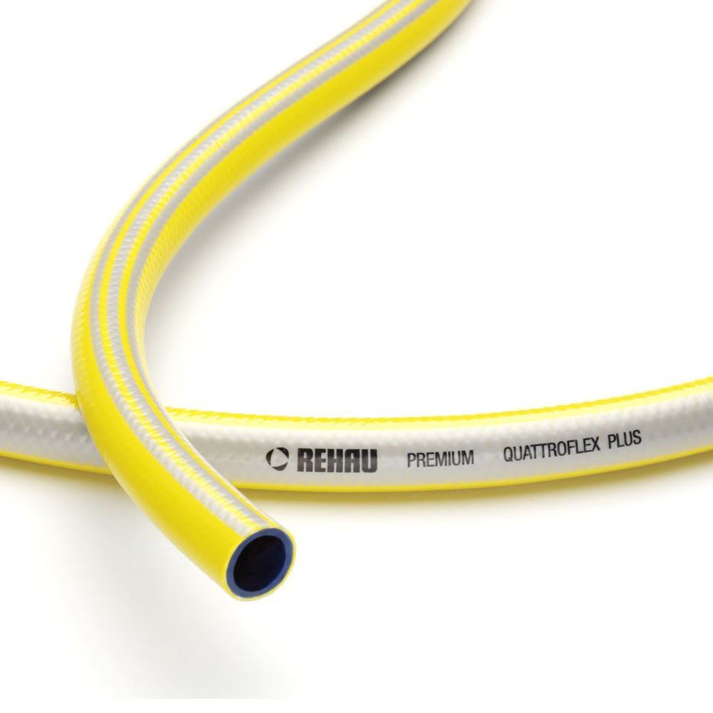 Rehau Gartenschlauch Gartenschlauch Gelb 3/4 Zoll 25 m druckstabil 24?fädige Armierung