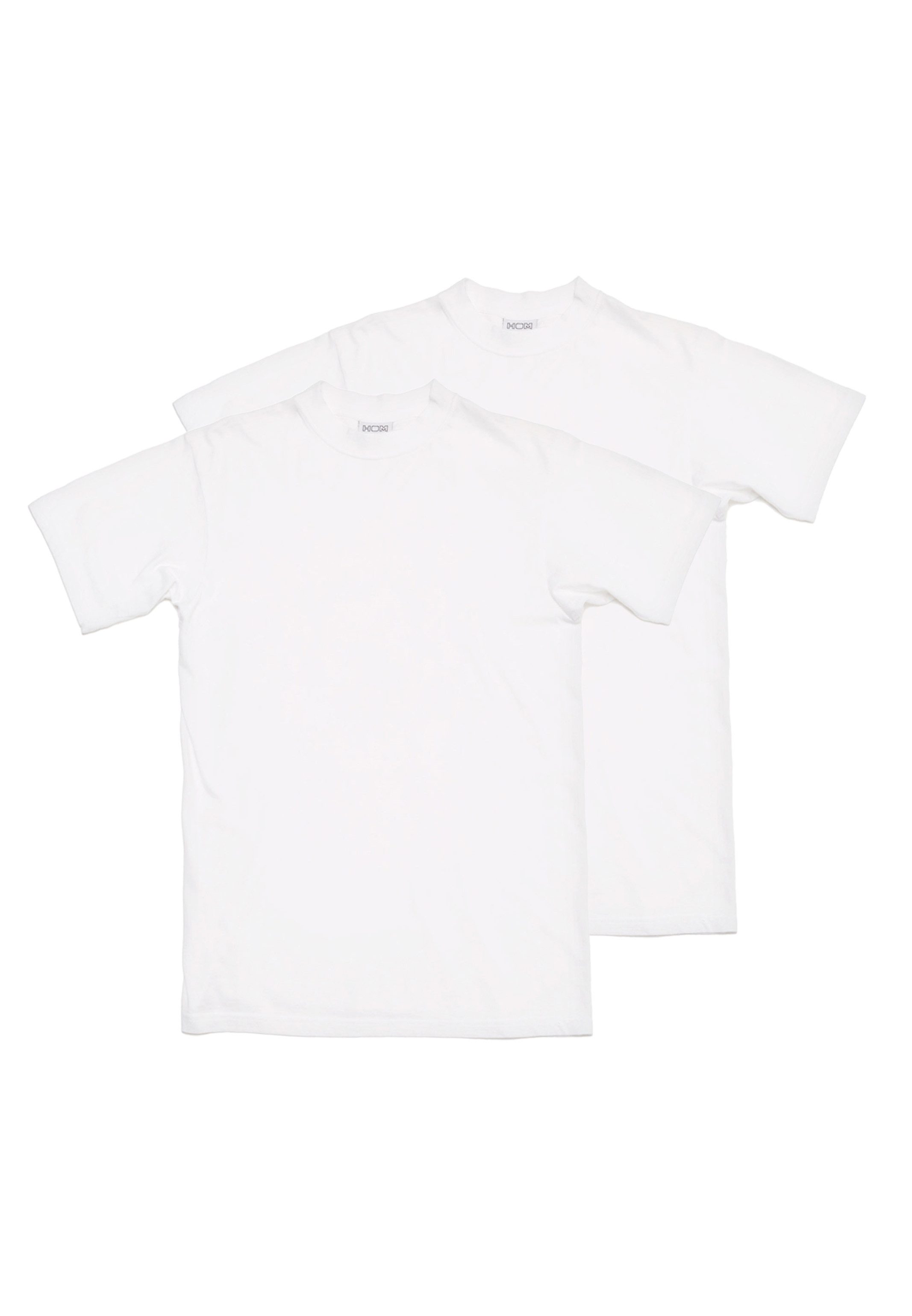 Hom Unterhemd 2er Pack Harro New (Spar-Set, 2-St) Unterhemd / Shirt Kurzarm - Baumwolle - Atmungsaktiv