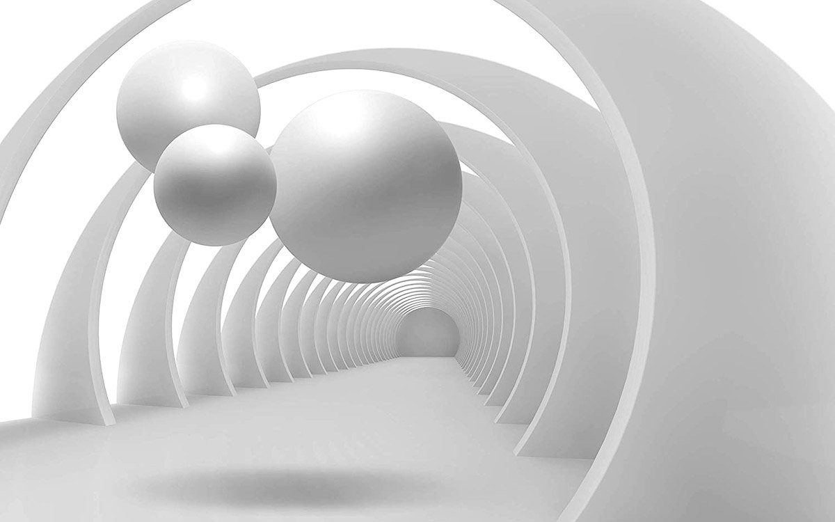 Fototapete Papermoon 3D Effekt Abstrakt
