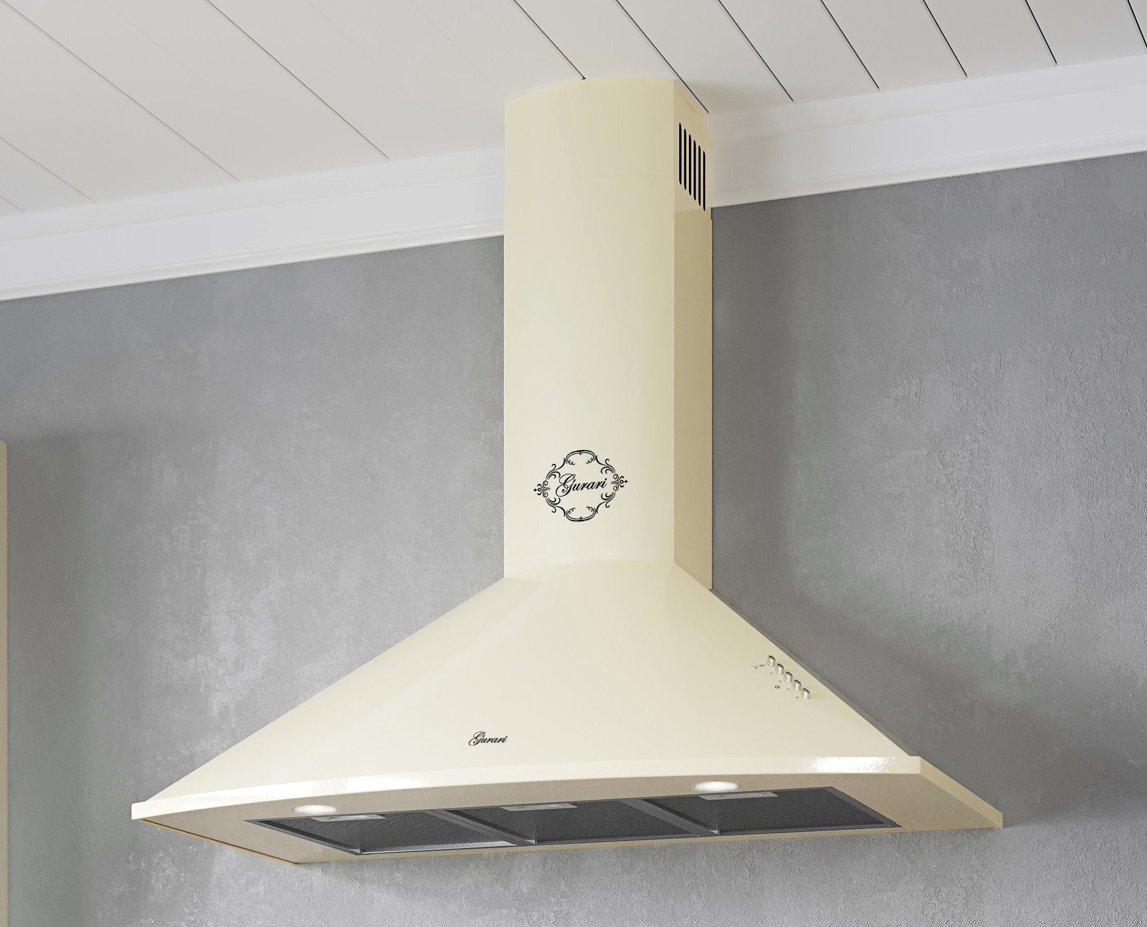 GURARI Wandhaube GCH C 046 BG 9 N. Dunstabzugshaube 90 cm 1000m³/h Wandhaube GCH C 046 BG 9 N. Dunstabzugshaube 90 cm 1000m³/h Wandhaube