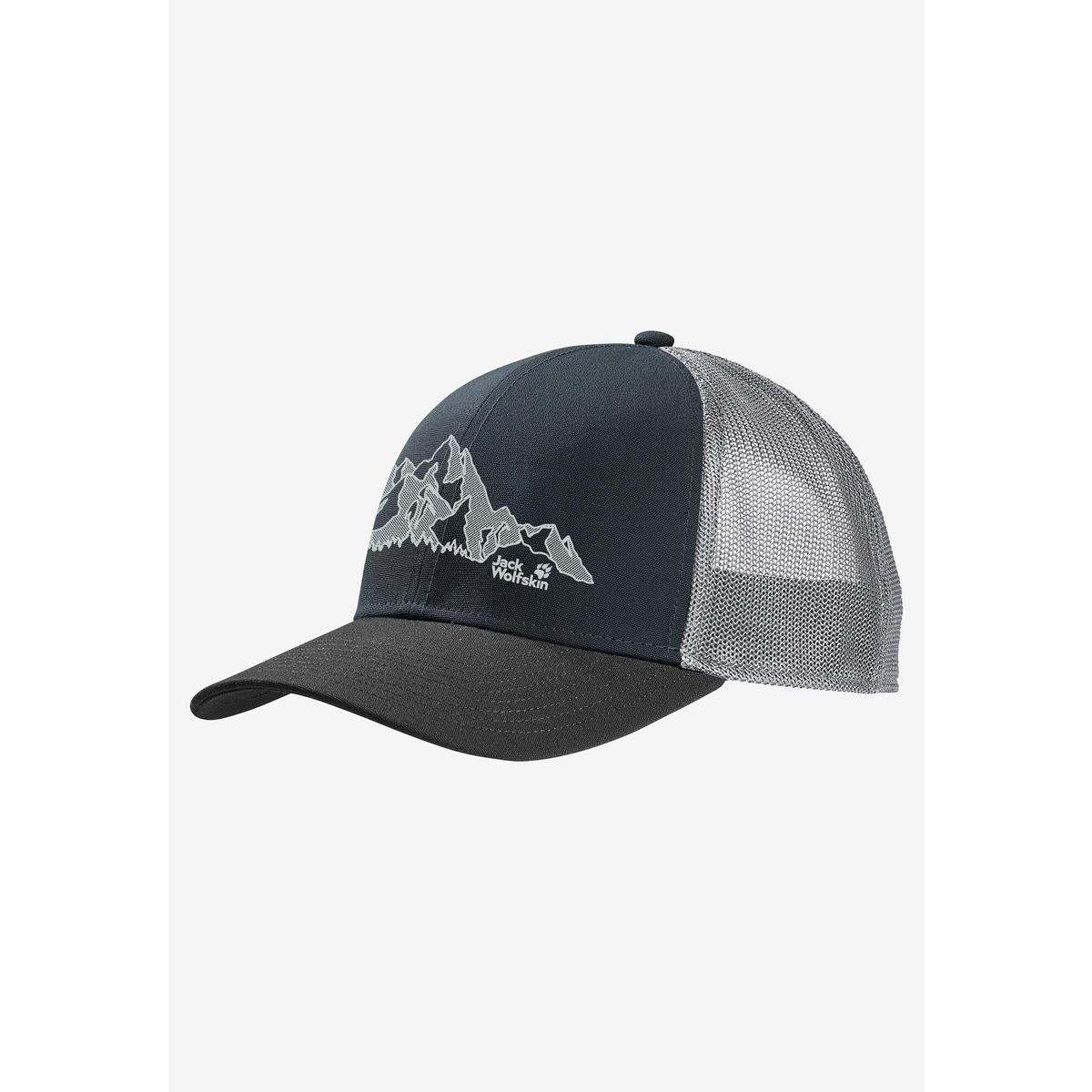 Jack Wolfskin Trucker Cap Brand Cap Stilvolle und funktionale Basecap für Outdoor-Aktivitäten, aus