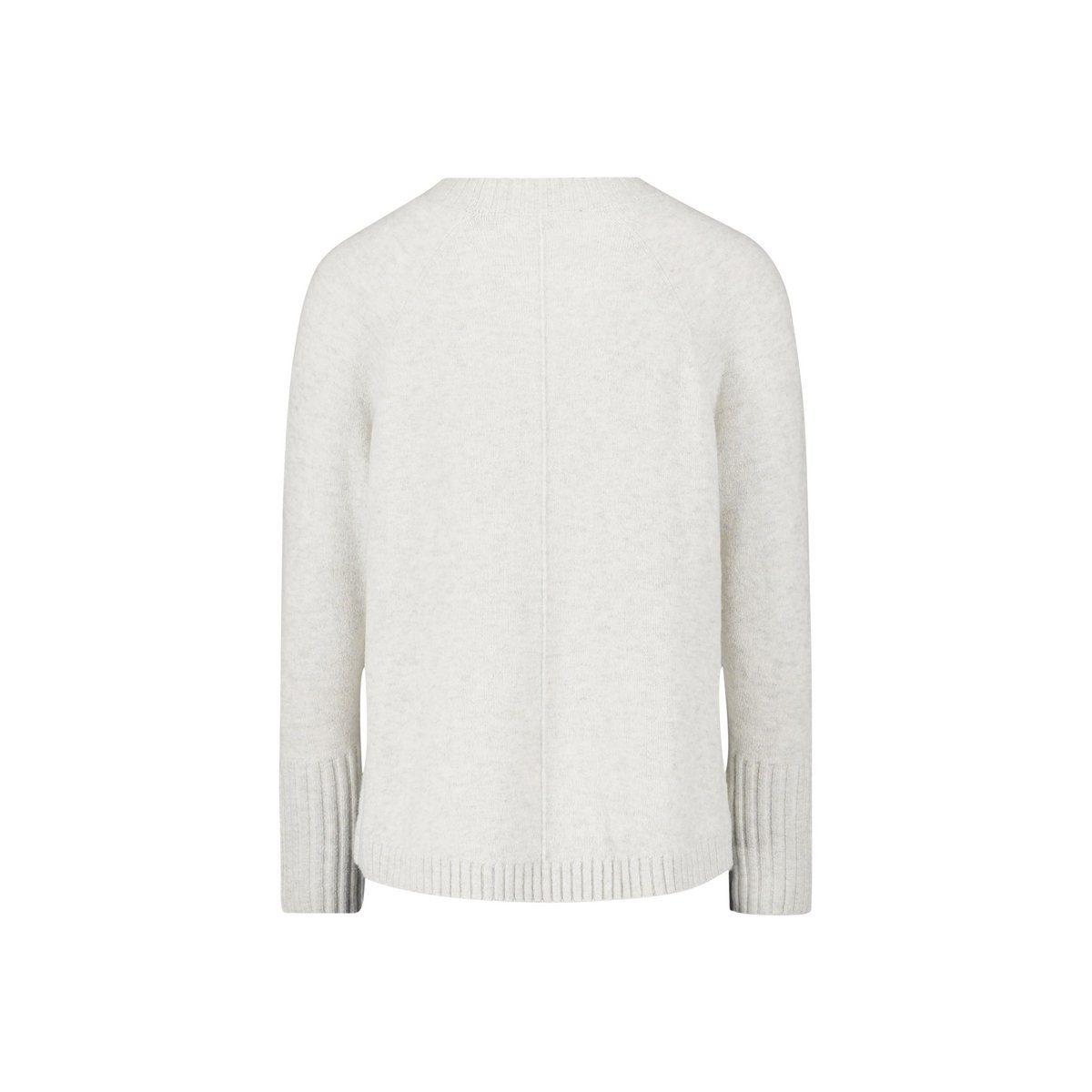 Longpullover Rundhalspullover für Damen in unifarben