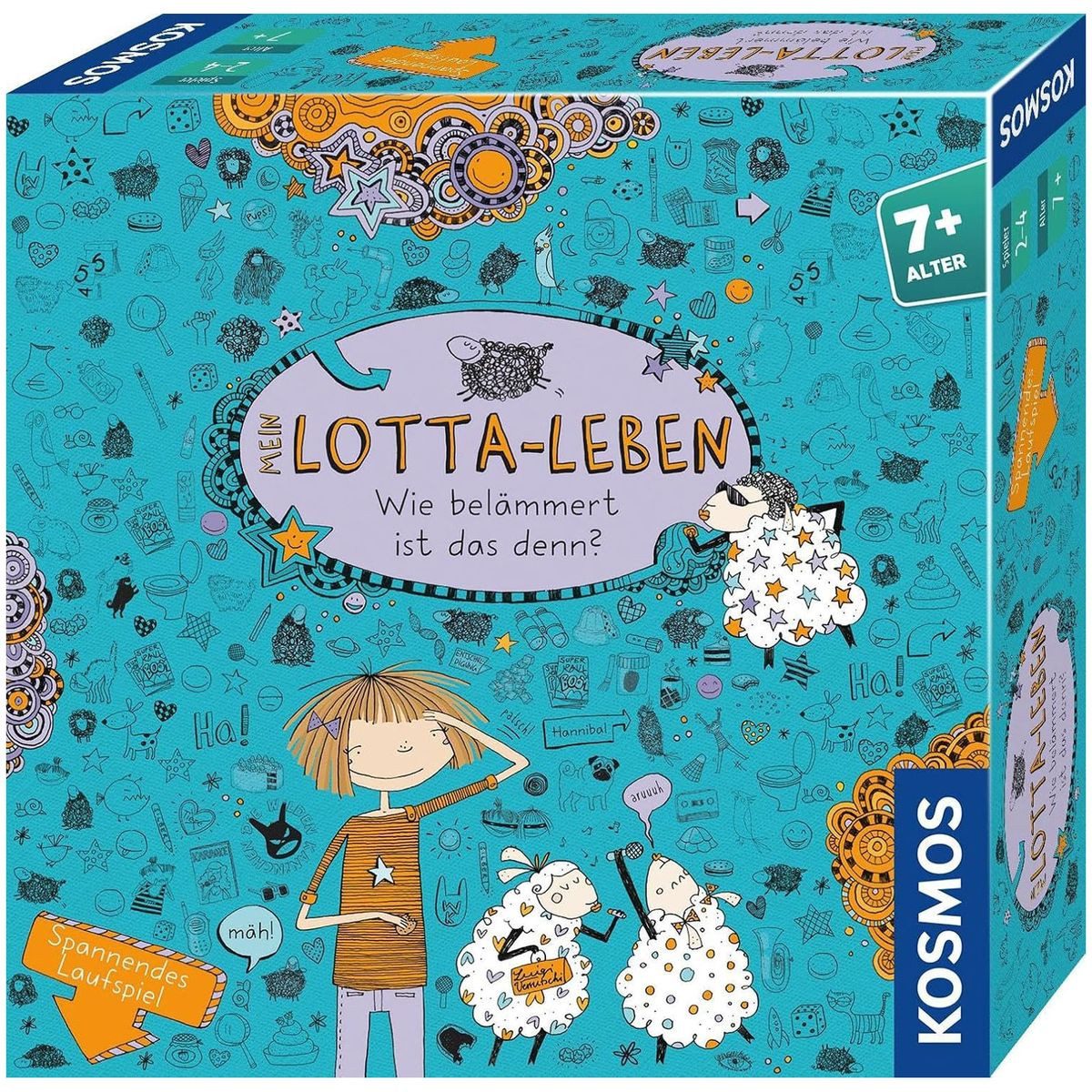 Kosmos Spiel Kosmos 681029 - Mein Lotta-Leben - Laufspiel, Wie behämmert ist das d