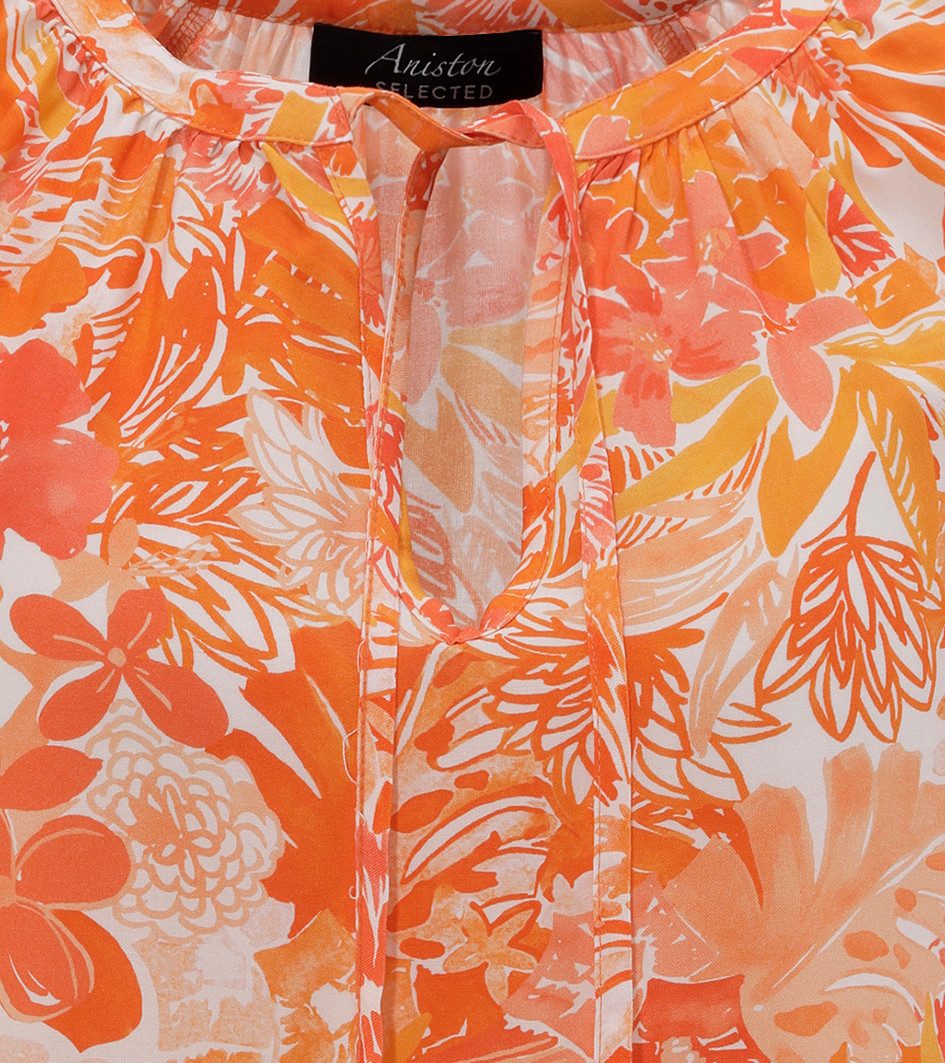 Aniston SELECTED Schlupfbluse mit Bindebänder