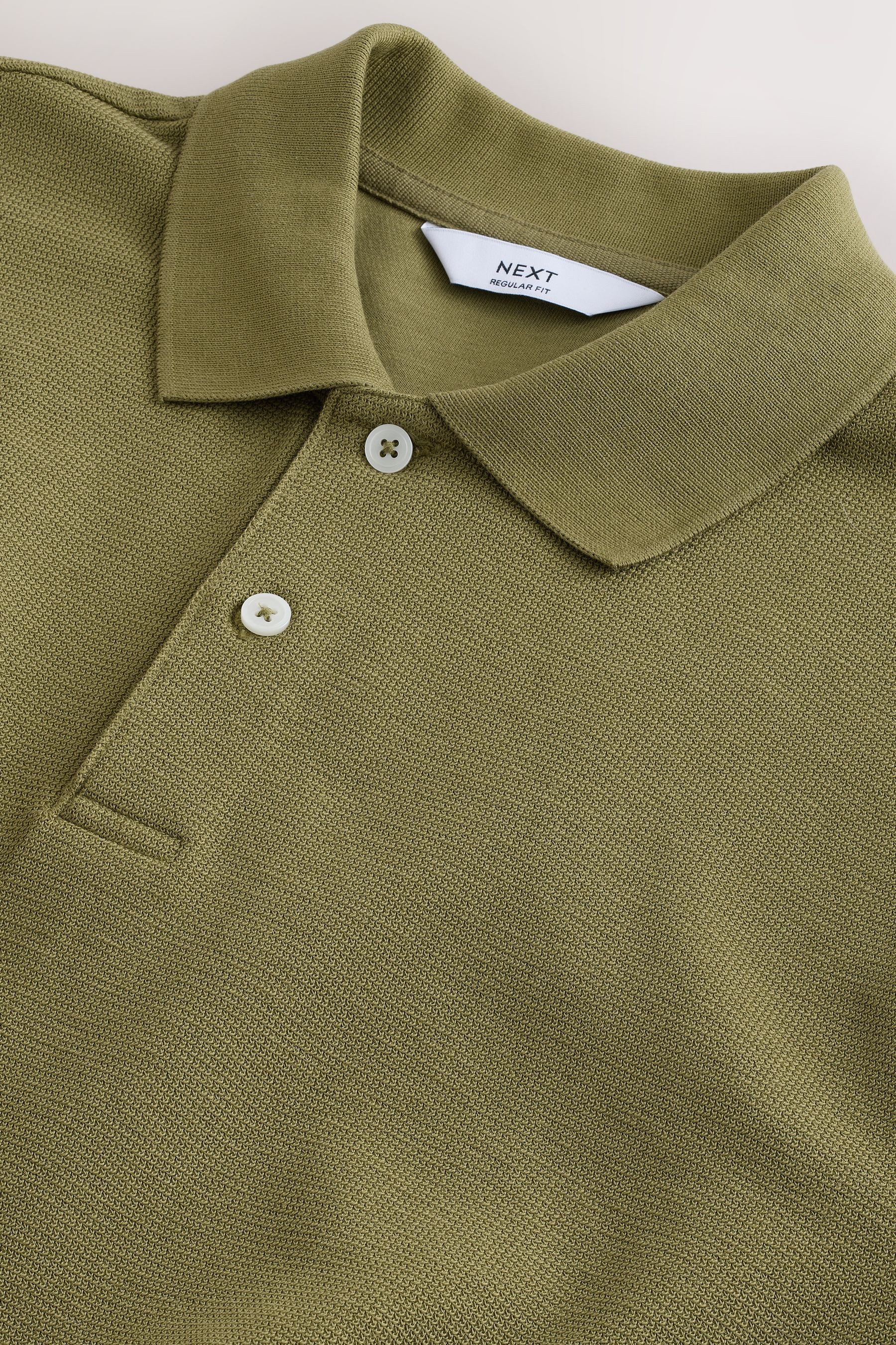 Next Poloshirt Elegantes strukturiertes Polohemd (1-tlg)