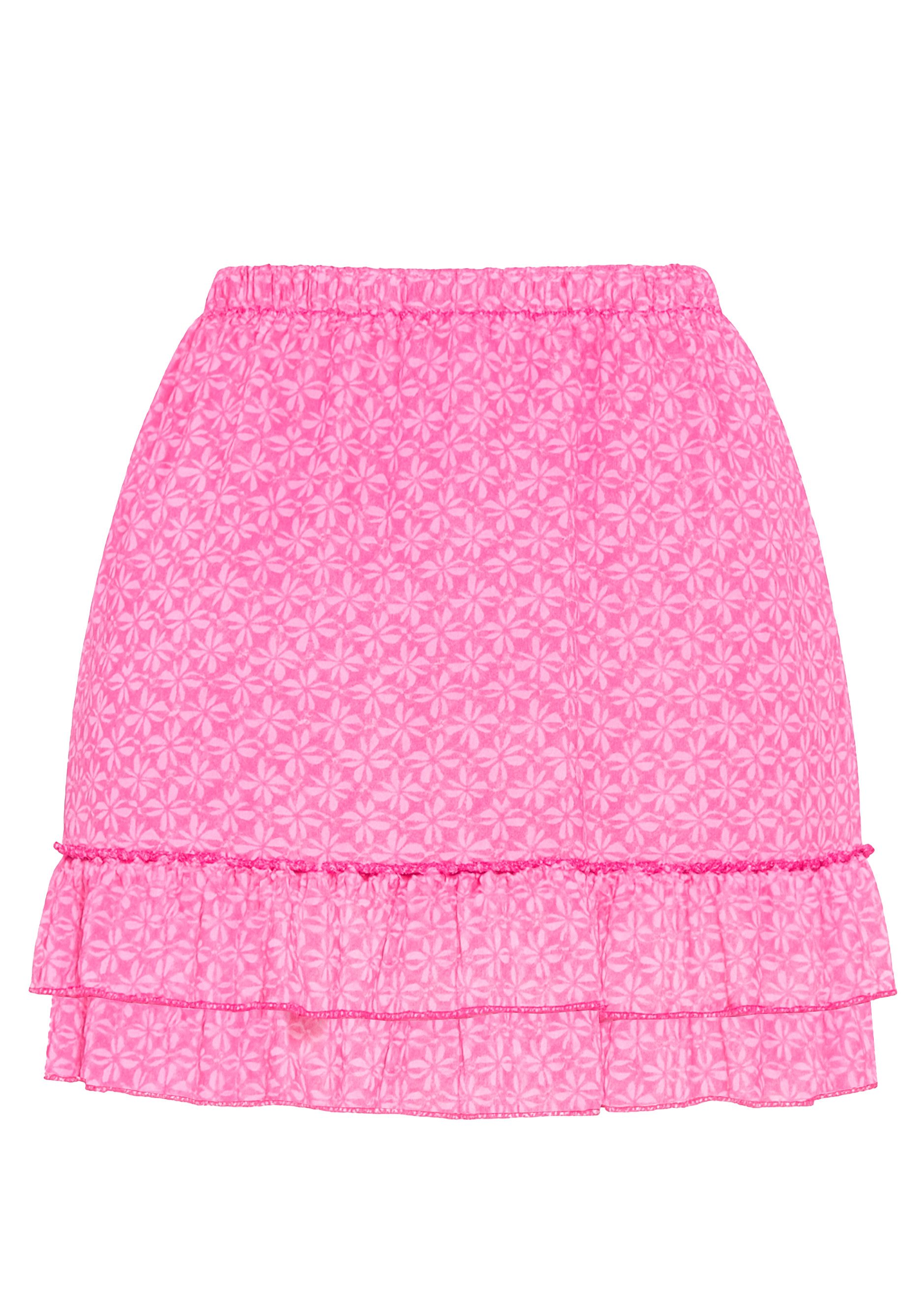 SASSYCLASSY Minirock Rüschenrock Damen kurz in günstig online kaufen