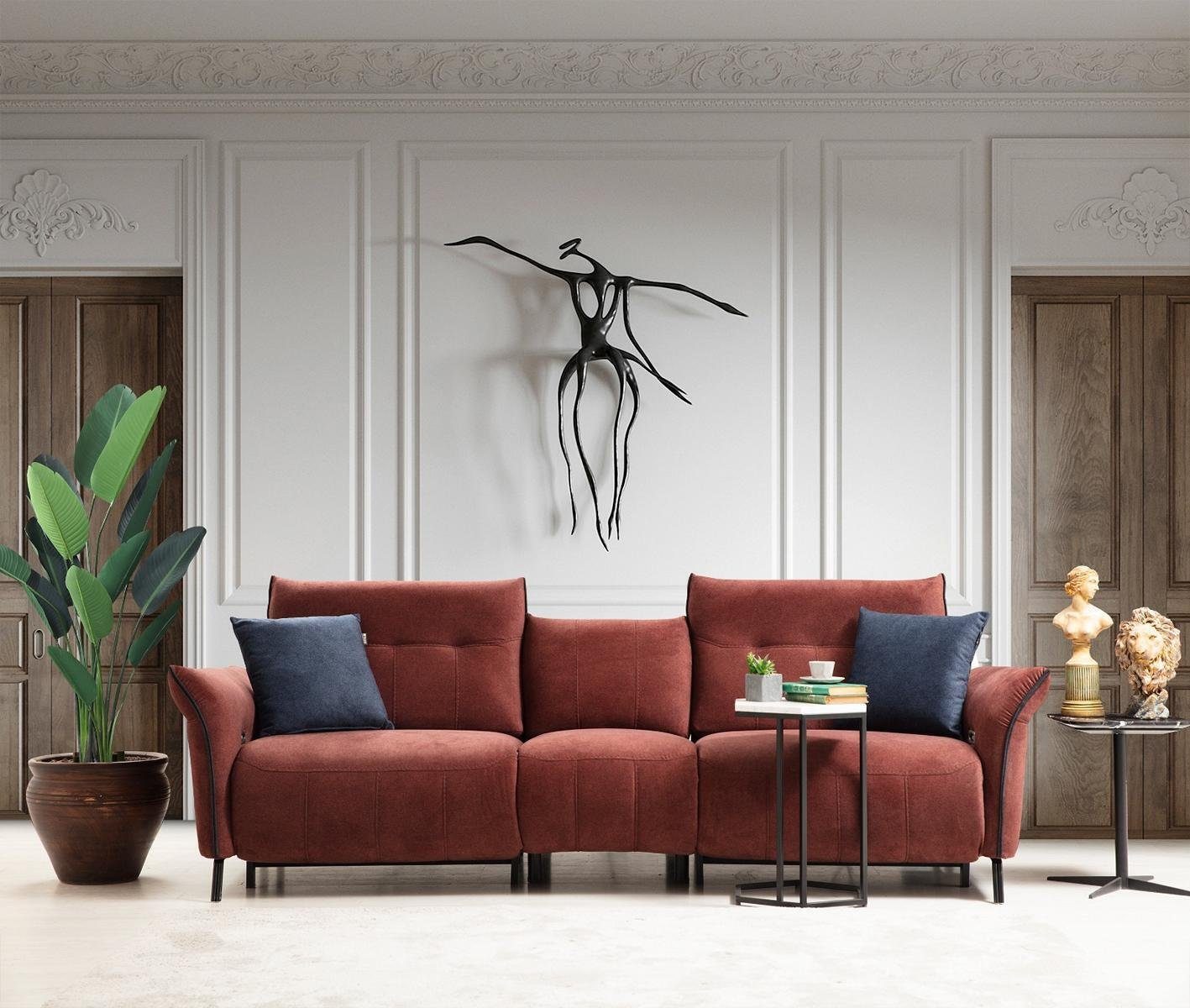 JVmoebel 4-Sitzer Designer Wohnzimmer Neu Polstersofa Viersitzer Couch Möbel, 1 Teile, Made in Europa