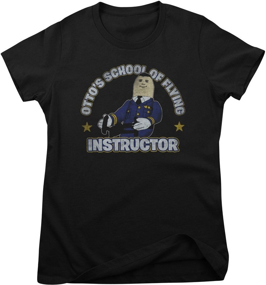 Airplane! T-Shirt Otto's School Of Flying Girly Tee