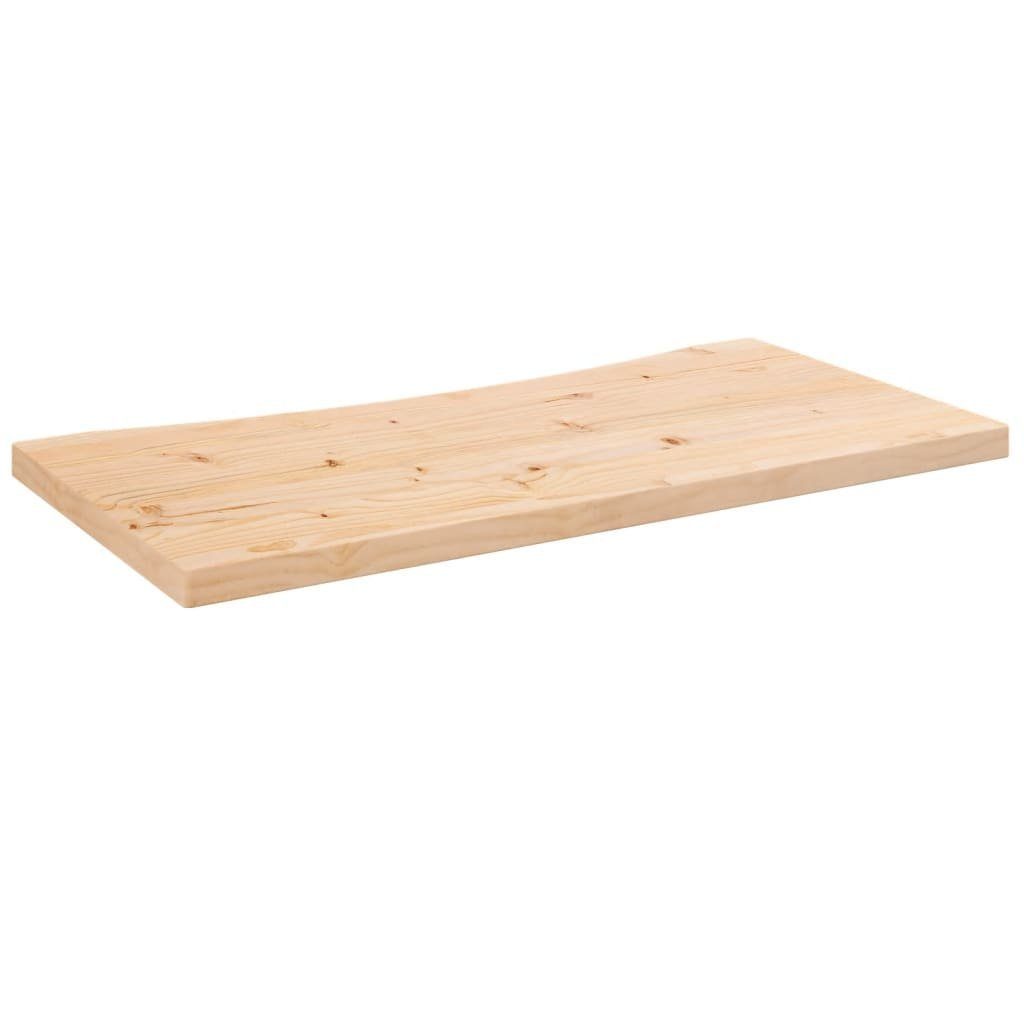 vidaXL Schreibtisch 80 x 40 x 25 cm Schreibtischplatte 80x40x2,5 cm Massivholz Kiefer