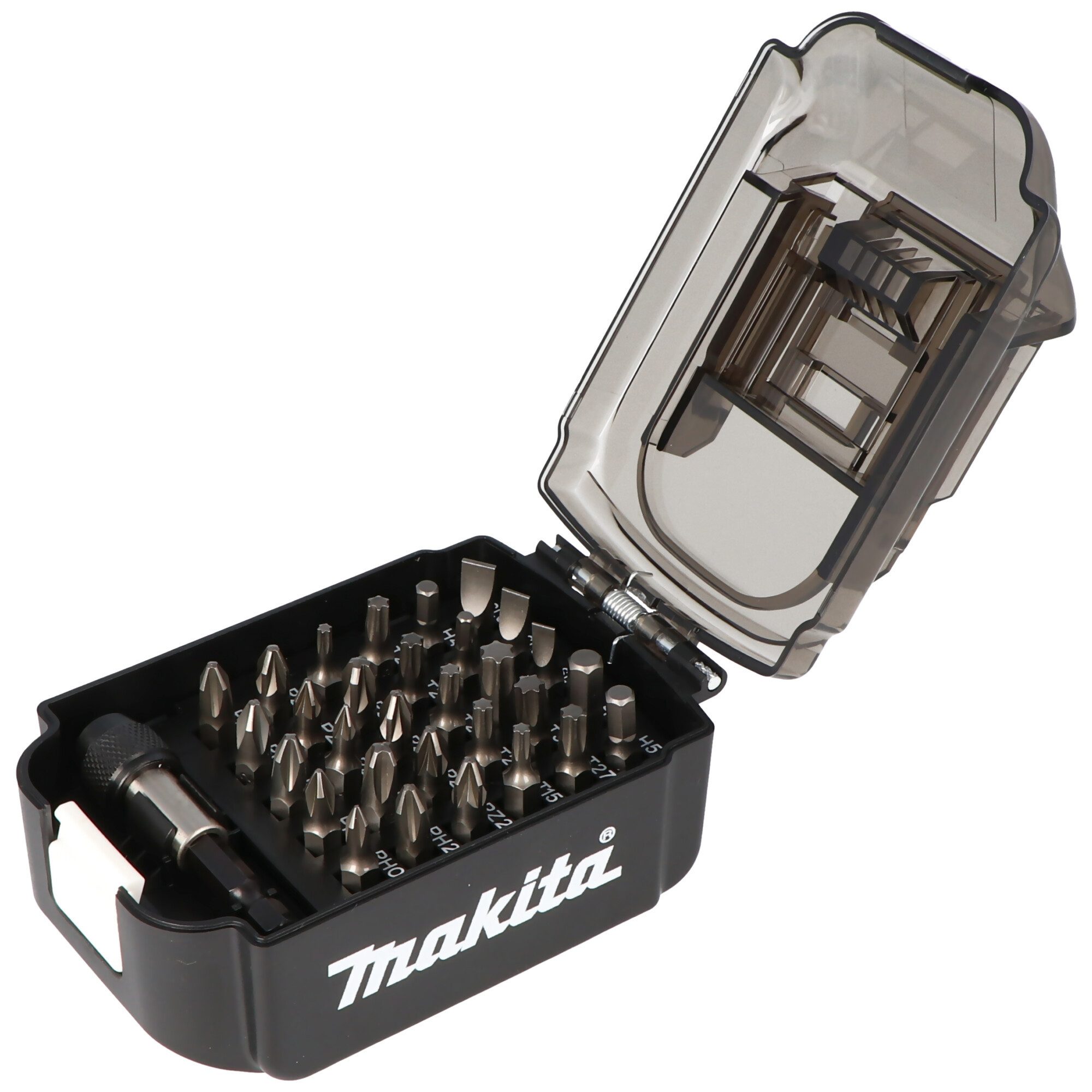 Makita Bit-Set Original Makita Bit-Box im Akku-Design, Schrauber Bit-Set inkl. Bit-H