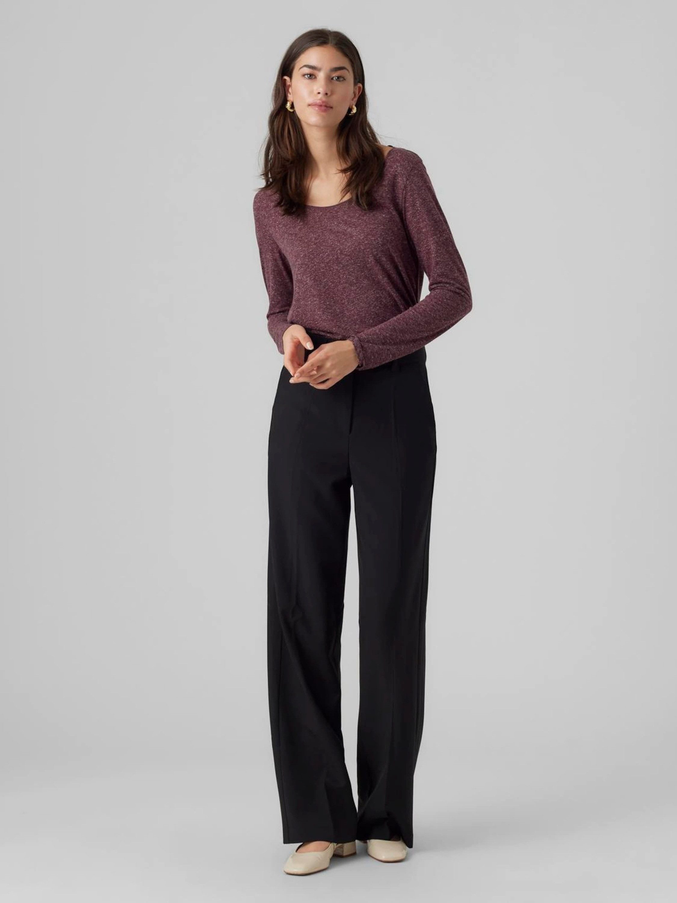 Vero Moda Langarmshirt (1-tlg) Plain/ohne Details günstig online kaufen