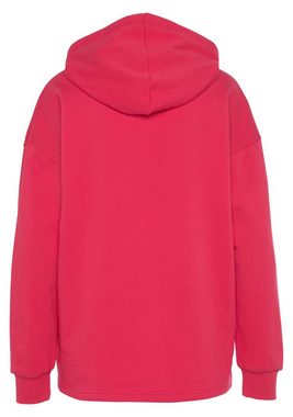 Bench. Loungewear Hoodie -Kapuzensweatshirt mit glänzendem Logodruck, Loungewear, Loungeanzug