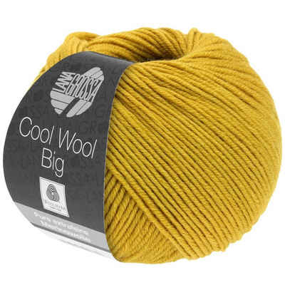LANA GROSSA Lana Grossa - Cool Wool Big 0996 dunkelgelb Häkelwolle, 120 m
