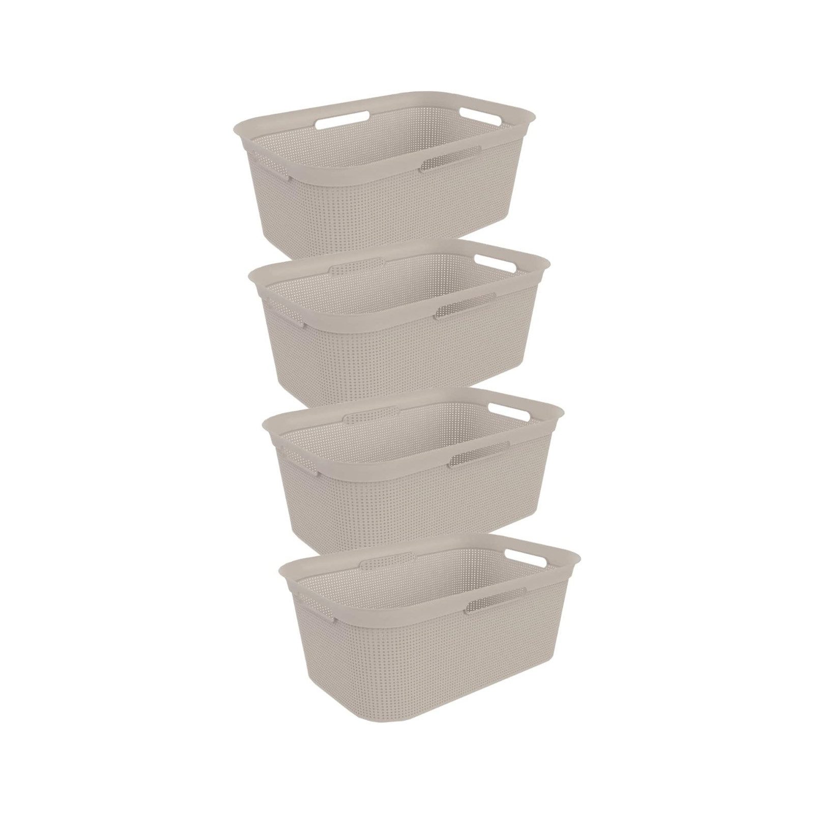 ROTHO Wäschekorb 4er-Set Wäschekorb BRISEN 41 l, flexibel & modern mit 4 Gr günstig online kaufen