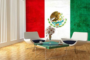 WandbilderXXL Fototapete Mexiko, glatt, Länderflaggen, Vliestapete, hochwertiger Digitaldruck, in verschiedenen Größen
