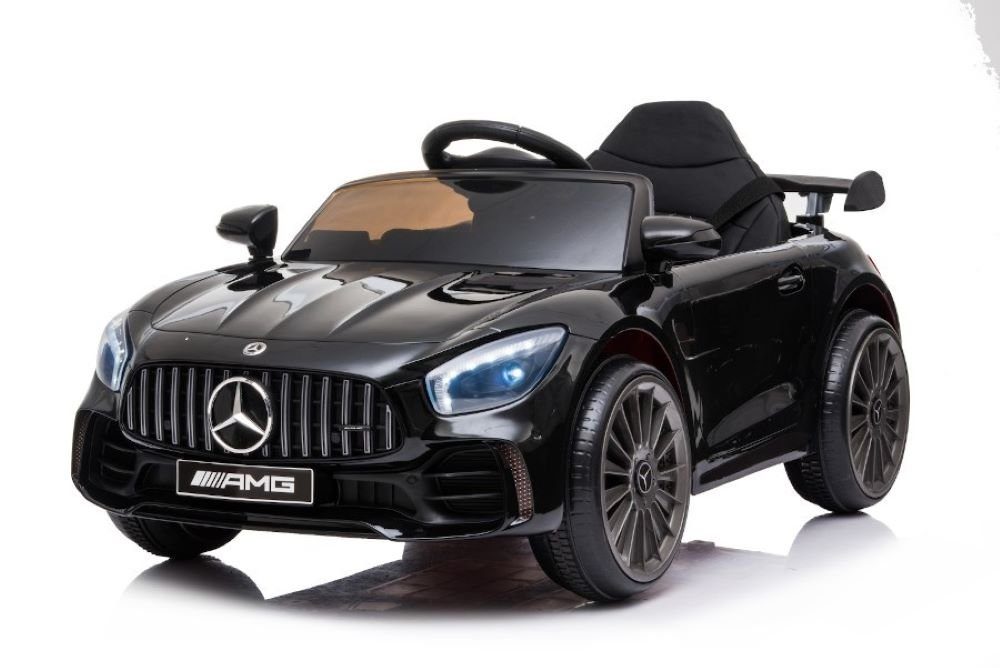 ES-Toys Elektro-Kinderauto Kinder Elektroauto Mercedes, Belastbarkeit 30  kg, AMG GT R Fernbedienung, EVA-Reifen, MP3, USB