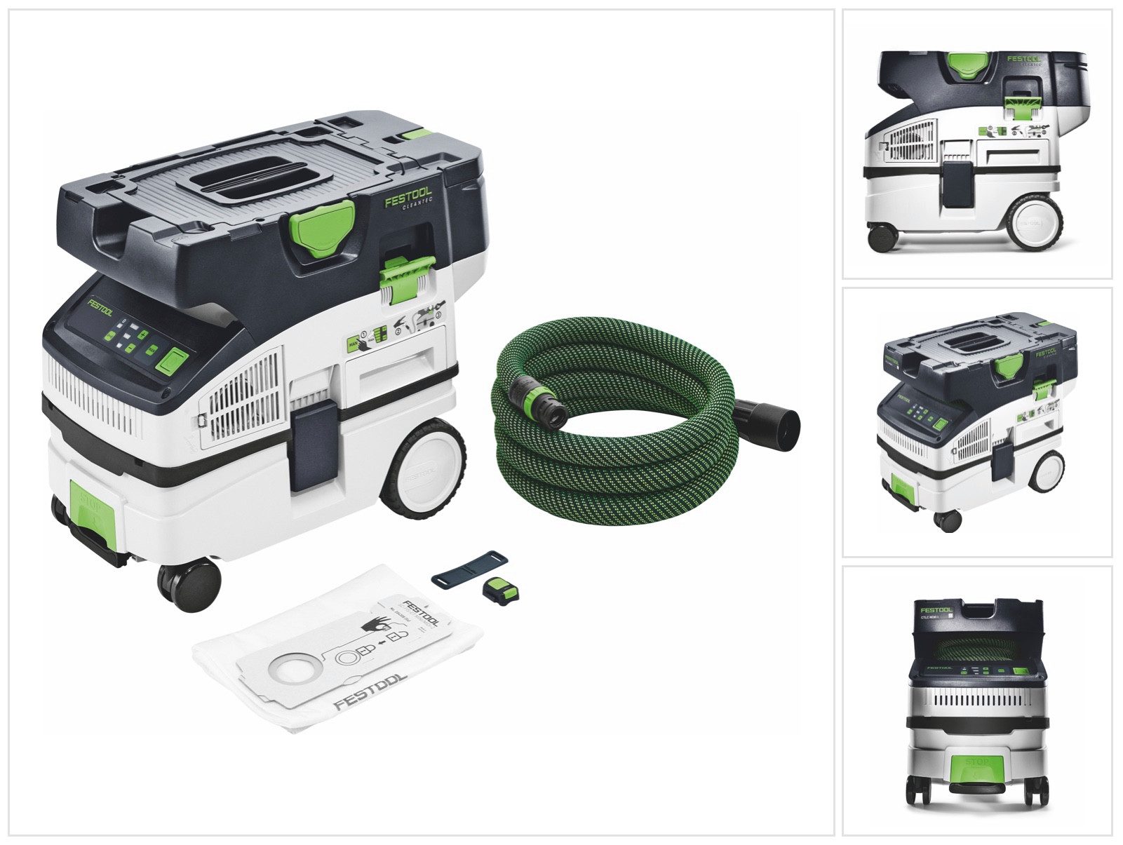 FESTOOL Absauganlage CTLC MINI I-Basic Akku Absaugmobil 36 V (2x 18 V) Staubkl. L (5770