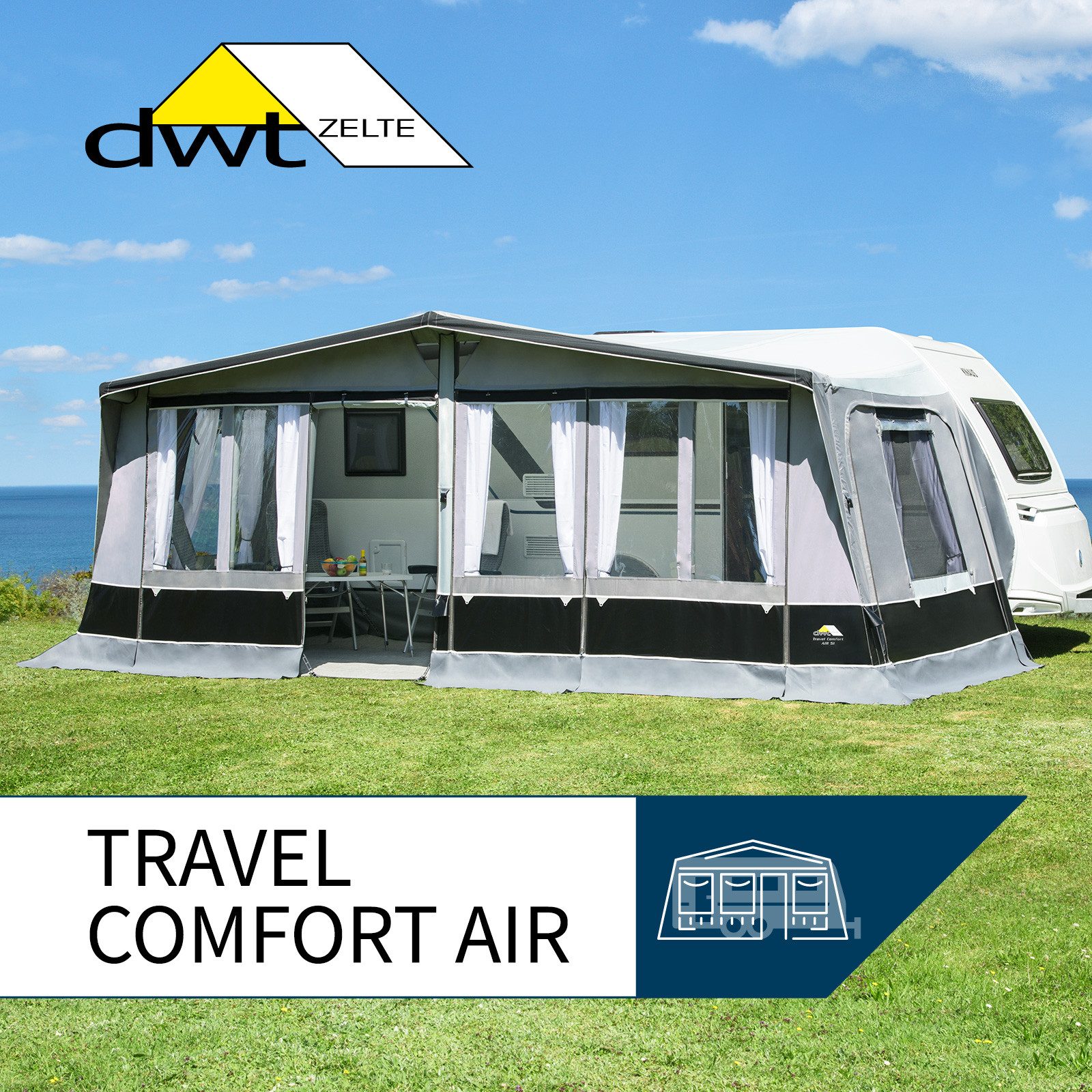 dwt Vorzelt Travel Comfort Air, Gr. 31 (906-930 cm)