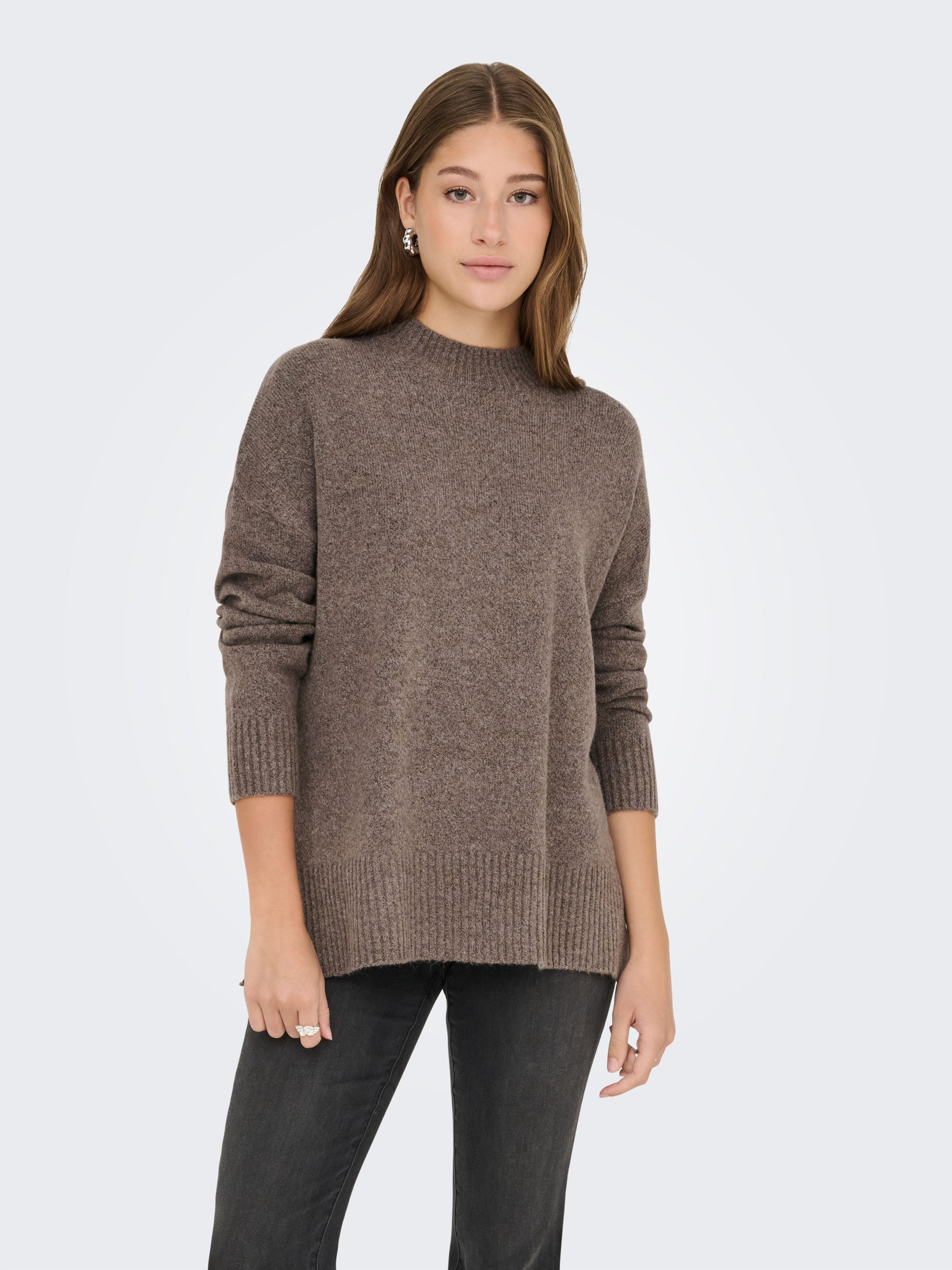 ONLY Strickpullover ONLHAZEL LS HIGHNECK OVERS PULL KNT NOOS günstig online kaufen