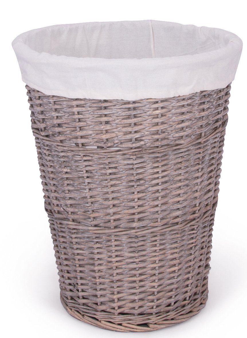 Franz Müller Flechtwaren Wäschekorb, aus Weide, rund, Höhe ca. 55 cm