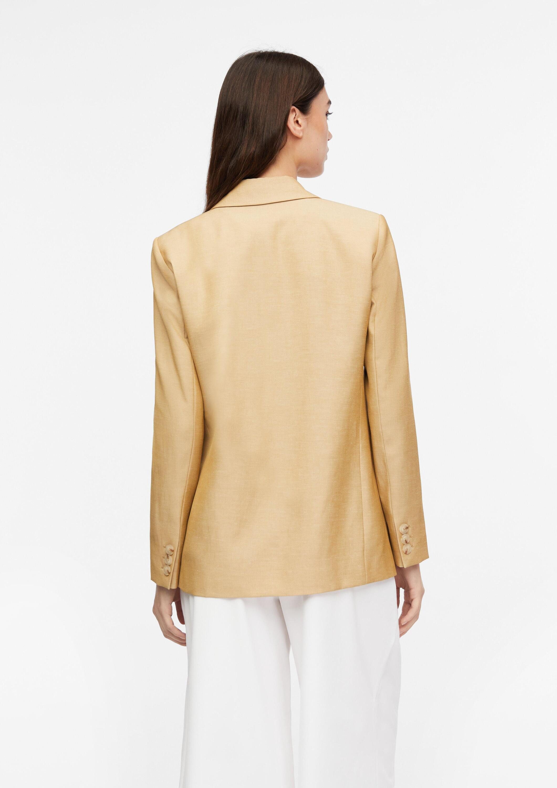 comma Jackenblazer Indoor-Blazer Blazer aus Leinenmix
