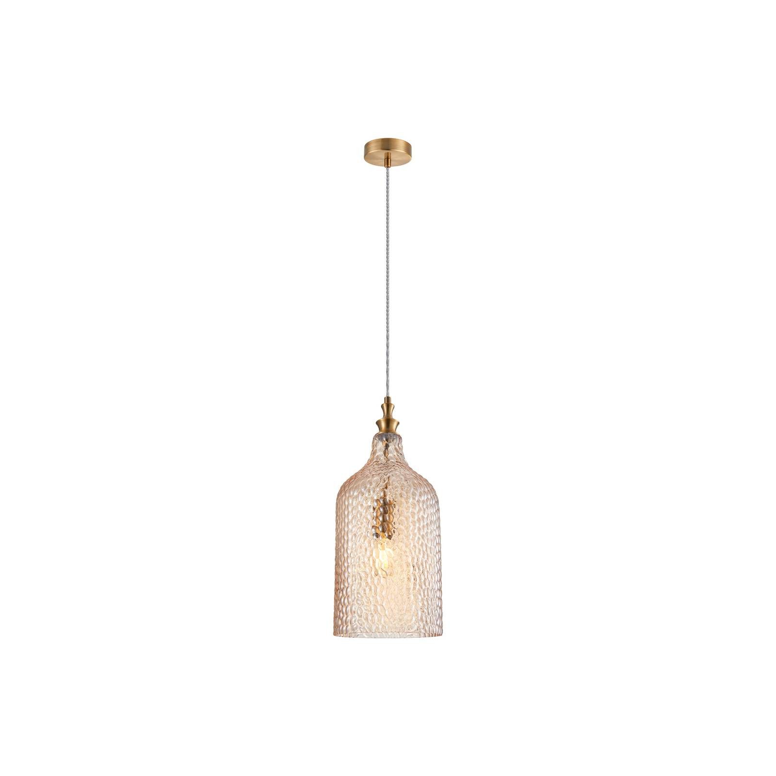 Lindby Hängeleuchte Drakar, Glas Creme IP20, 1 x 15 W LED