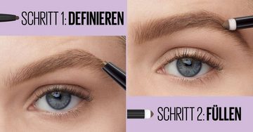 MAYBELLINE NEW YORK Augenbrauen-Stift Maybelline New York Express Brow Satin Duo, Augen-Make-Up, Duo-Applikator