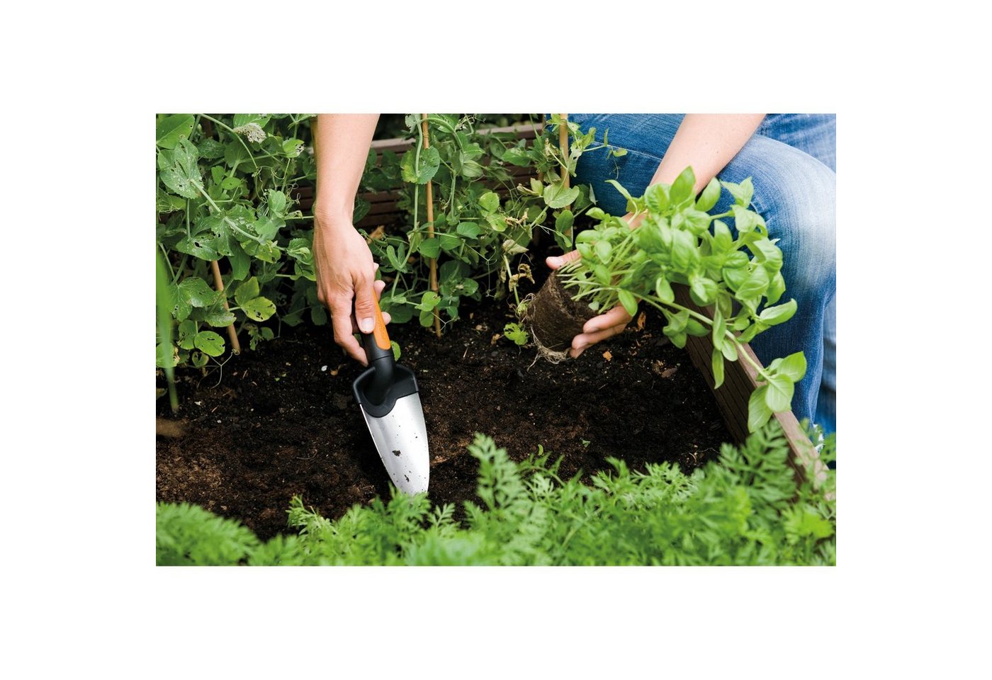 Thumbnail - Fiskars Gartenhacke Fiskars Blumenkelle Premium, Kelle, (9cm)