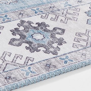 Teppich Vintage Teppich Gratia Briliantblau, NOURISTAN, rechteckig, Höhe: 5 mm