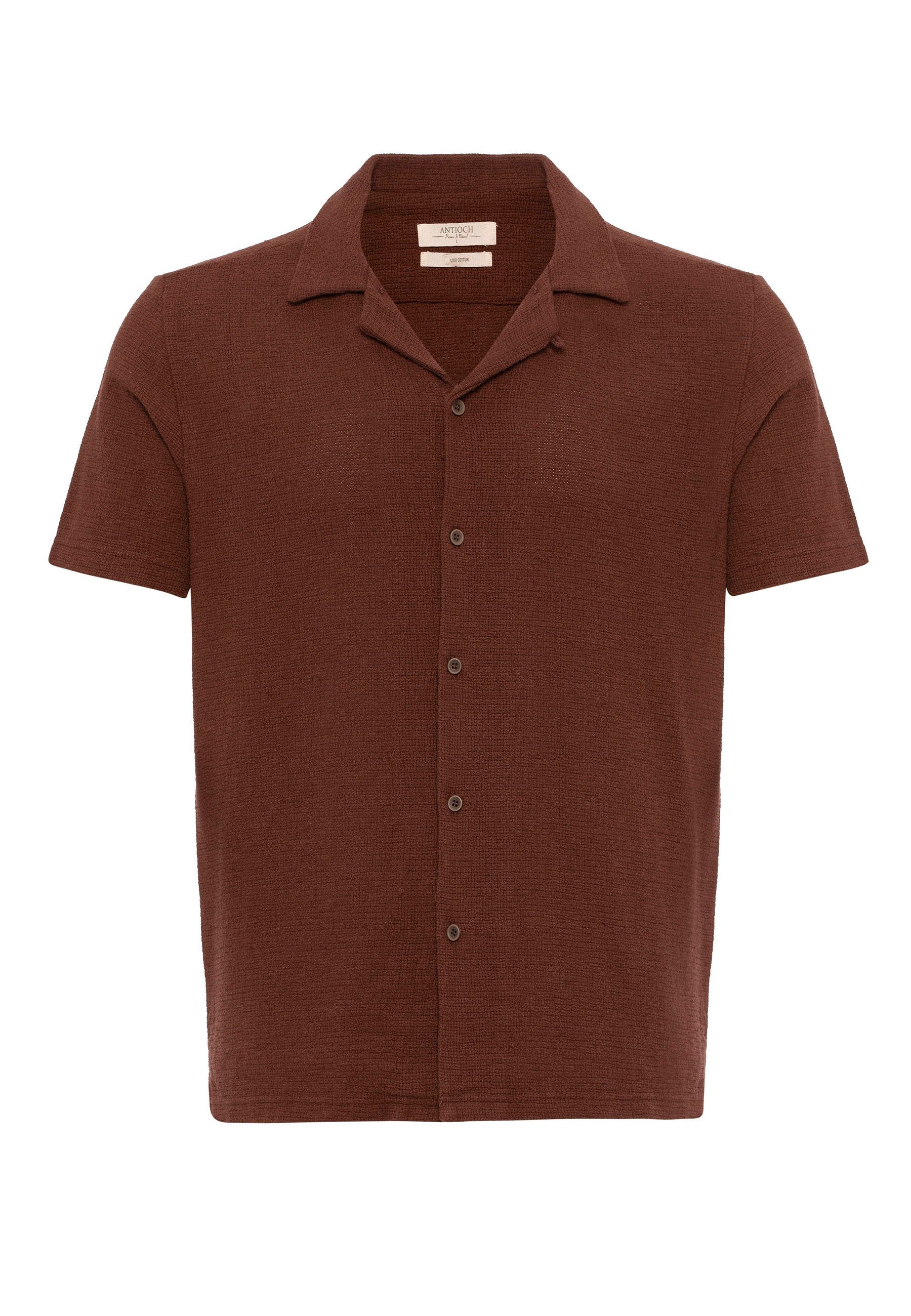 Blusenshirt Nassau - Short sleeved - Regular Fit - Lapel collar