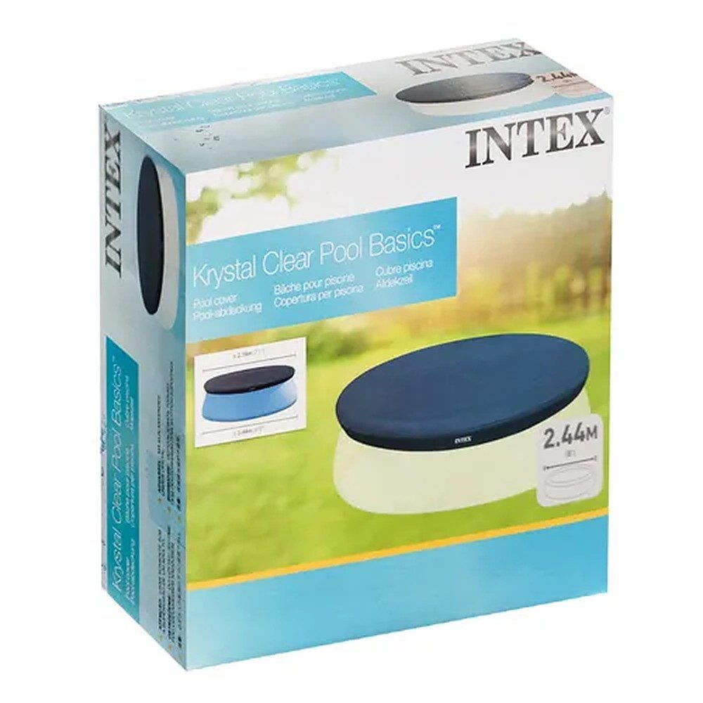 Intex Poolverdeck Poolabdeckung Abdeckplane Poolschutz, (Spar-Set, 1-St), witterungsbeständig, Kordelzug, einfache Montage