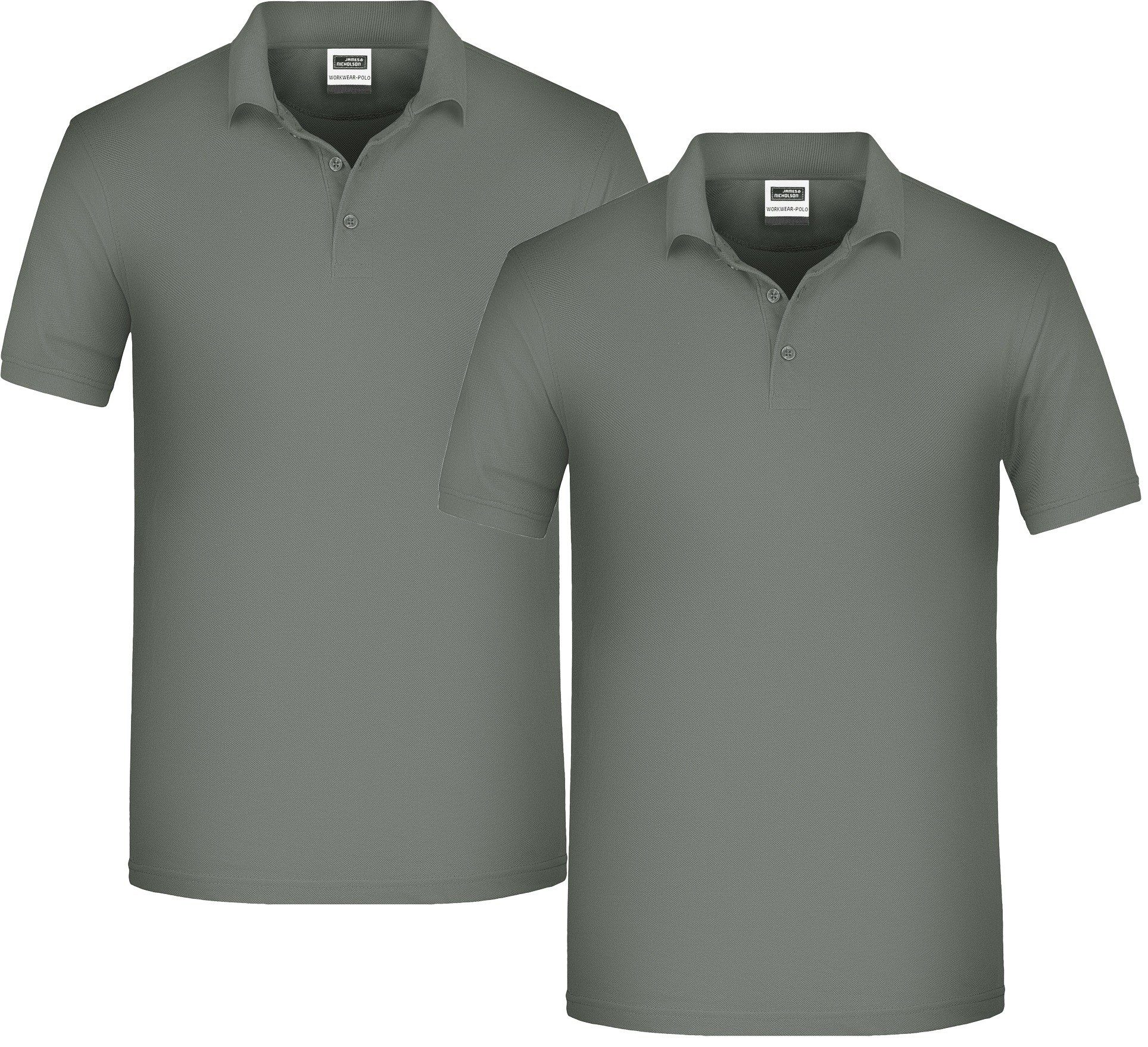 Poloshirt Doppelpack Herren Poloshirt BIO Workwear Polo JN874