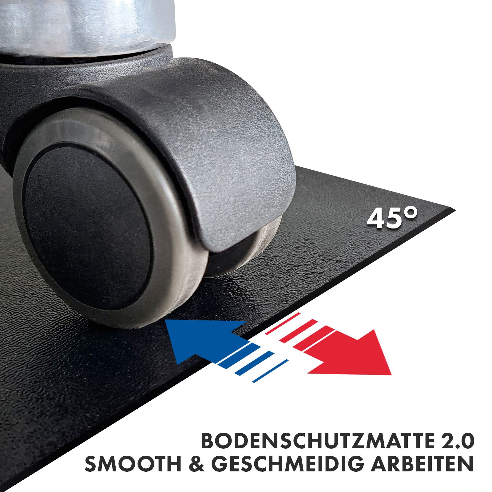 Floordirekt Bodenschutzmatte Kleopatra mit abgeschrägter Kante, Eleganter Bodenschutz, In vielen Größen und Farben – Bild 5 von 5