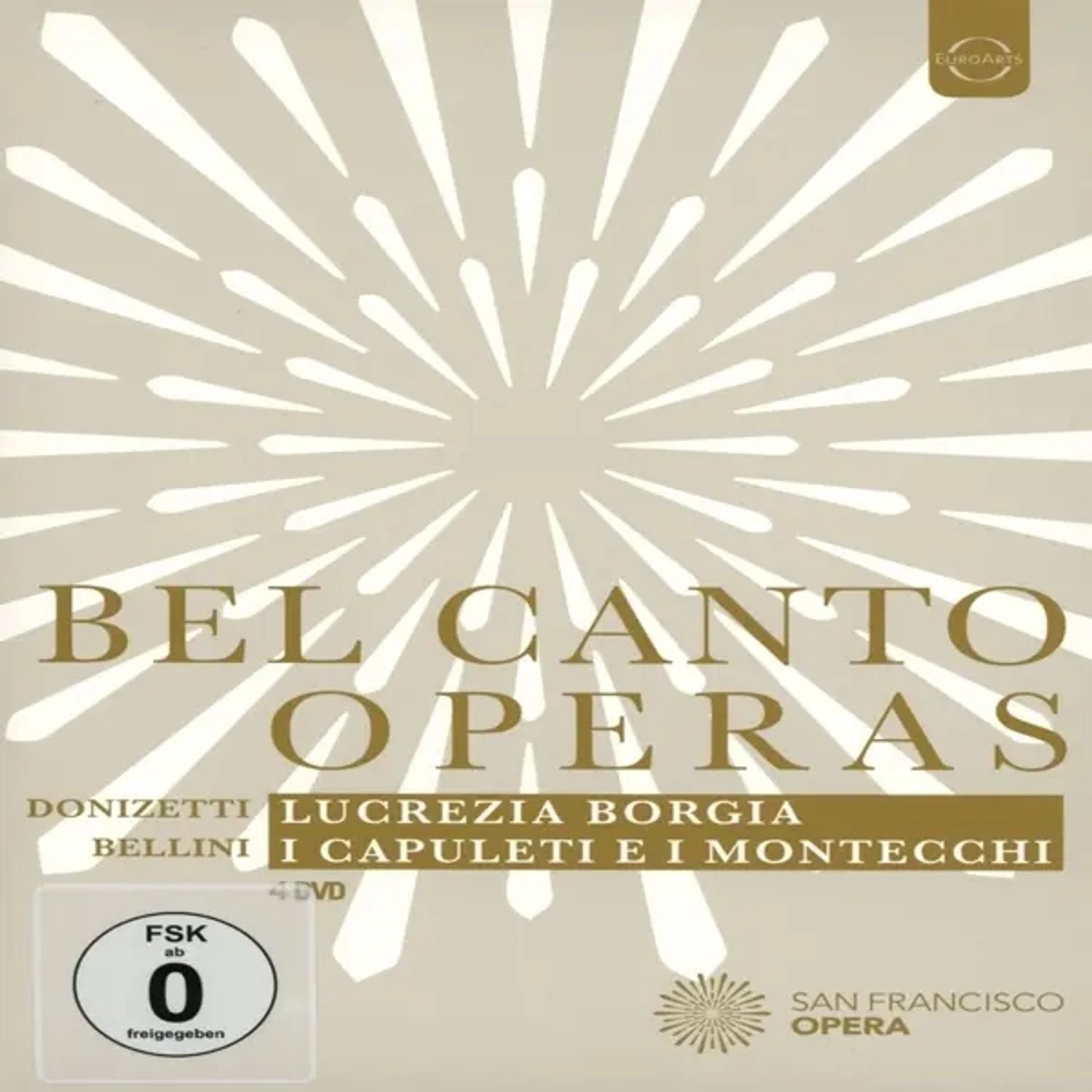 Warner Music DVD Didonato, J: Belcanto Operas(Lucrezia Borgia & I Capuleti
