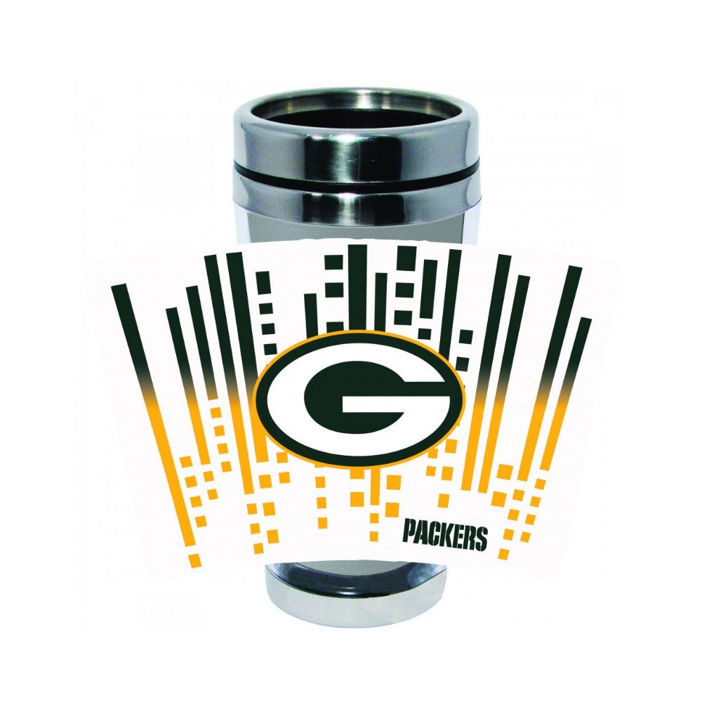 Green Bay Packers Thermobecher Green Bay Packers Stainless Steel Tumbler 475ml