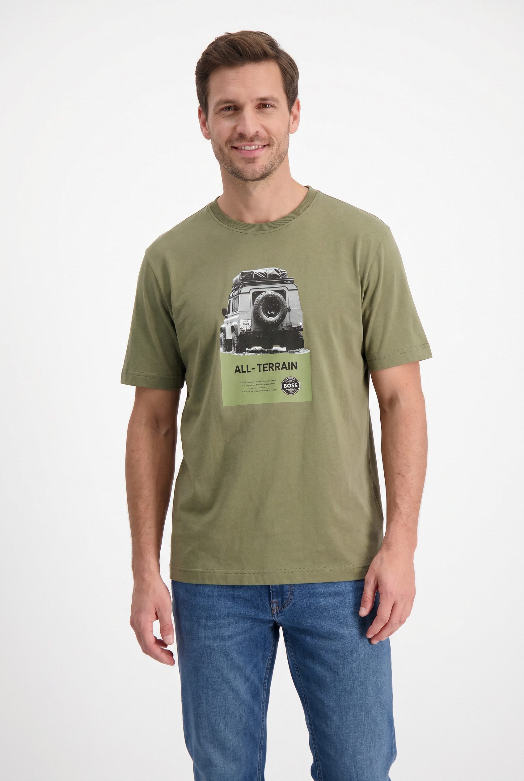 BOSS ORANGE T-Shirt Te Wagon mit coolem Fotodruck