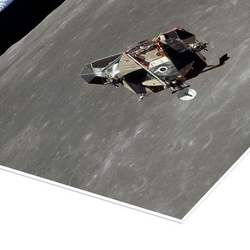 Posterlounge Poster NASA, Apollo 11, Mondoberfläche, Fotografie
